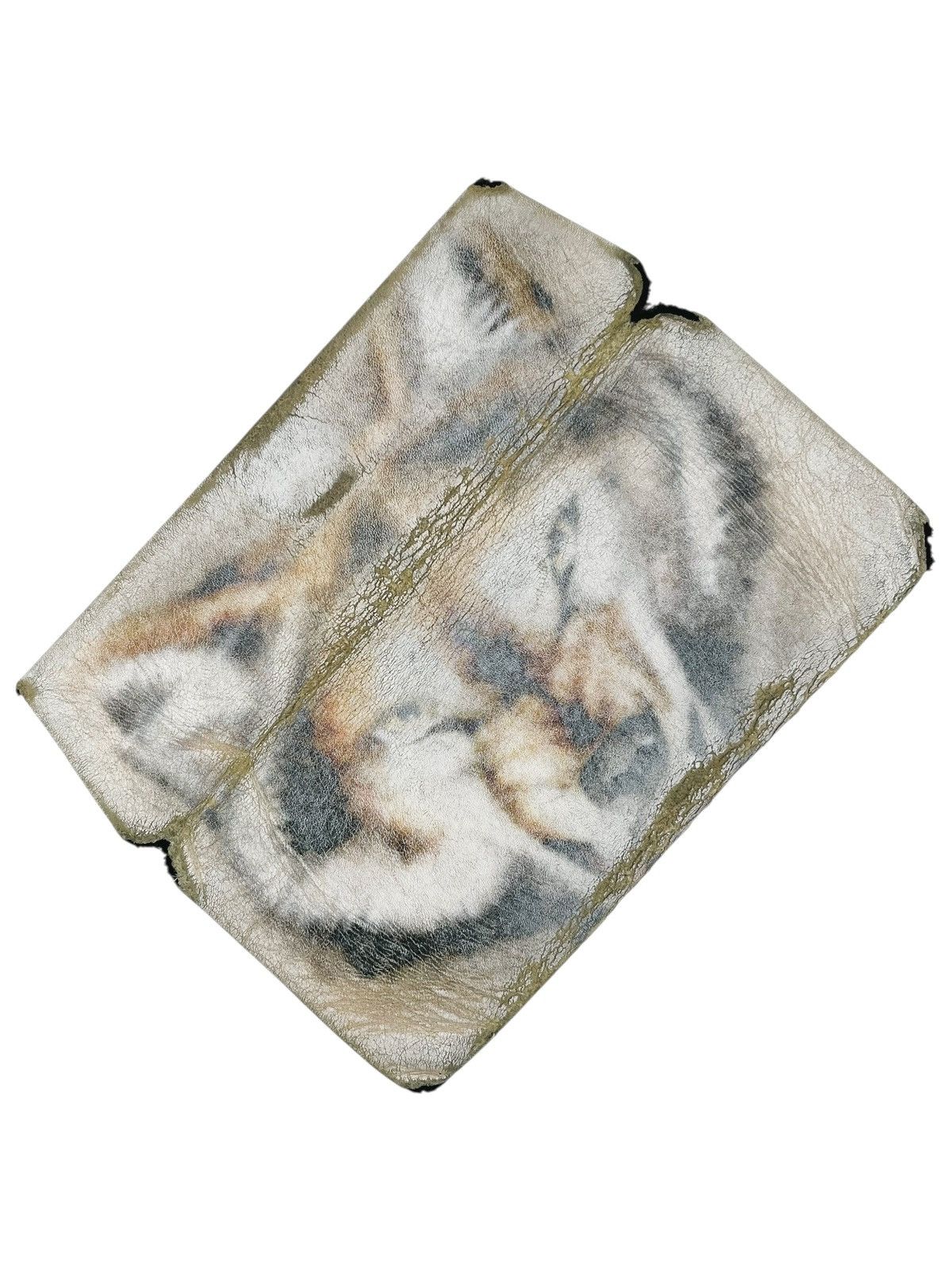 Maison Margiela FW08 Margiela Airbrushed Wolf Snap Pouch Wallet Fox Tiger Size ONE SIZE - 1 Thumbnail