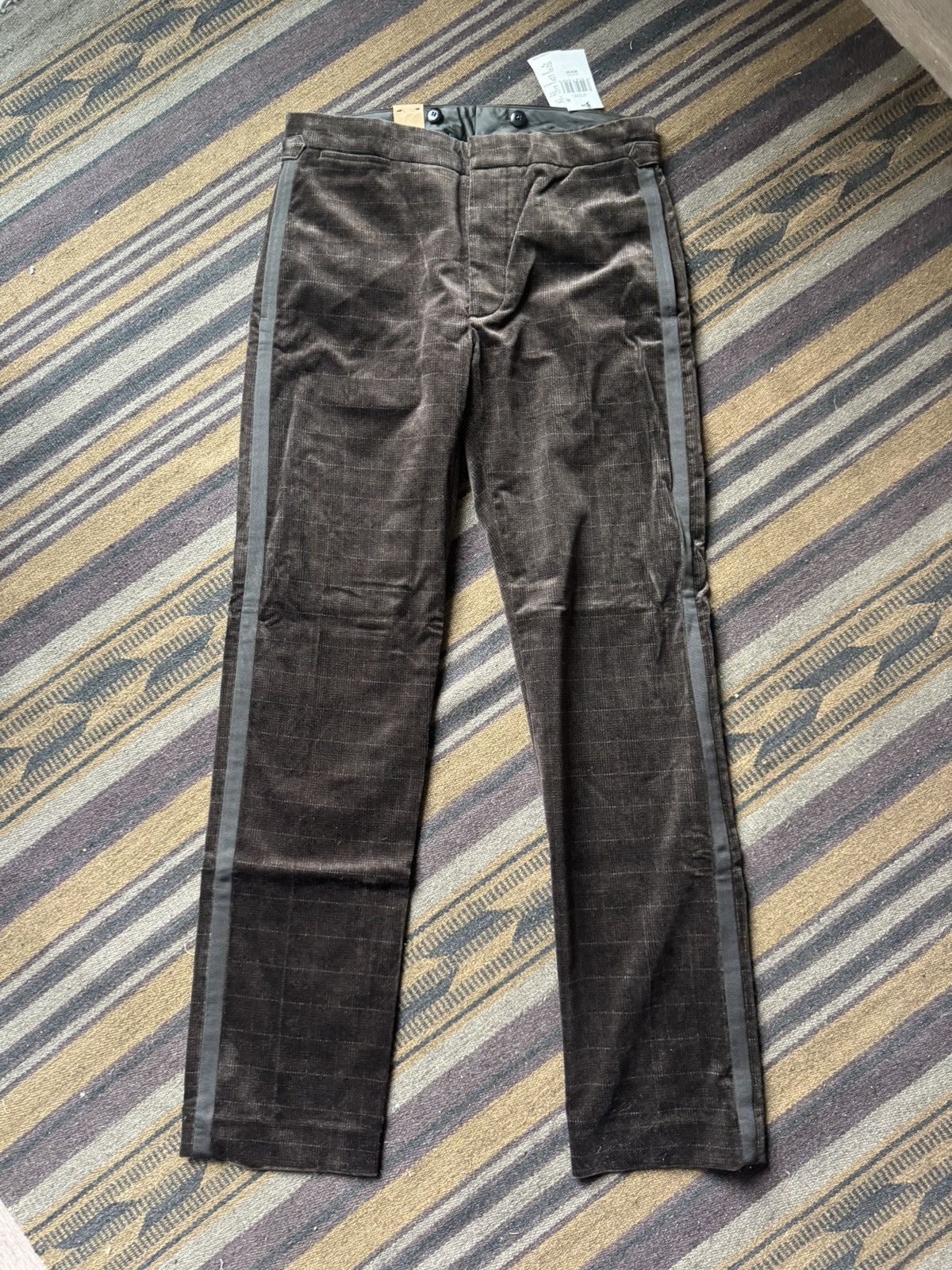 RRL Ralph Lauren Brown Tuxedo Pant Size 36R - 1 Thumbnail