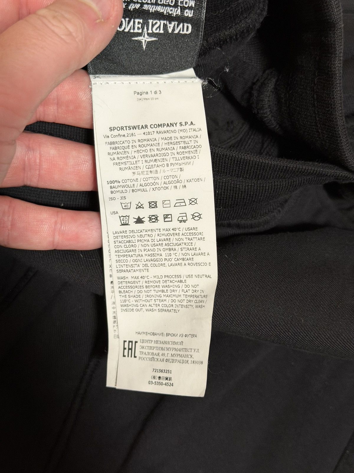 Stone Island 🔥450$ Stone island Jogging Fleece Pocket Cargo Jogger Pants Size US 34 / EU 50 - 9 Thumbnail