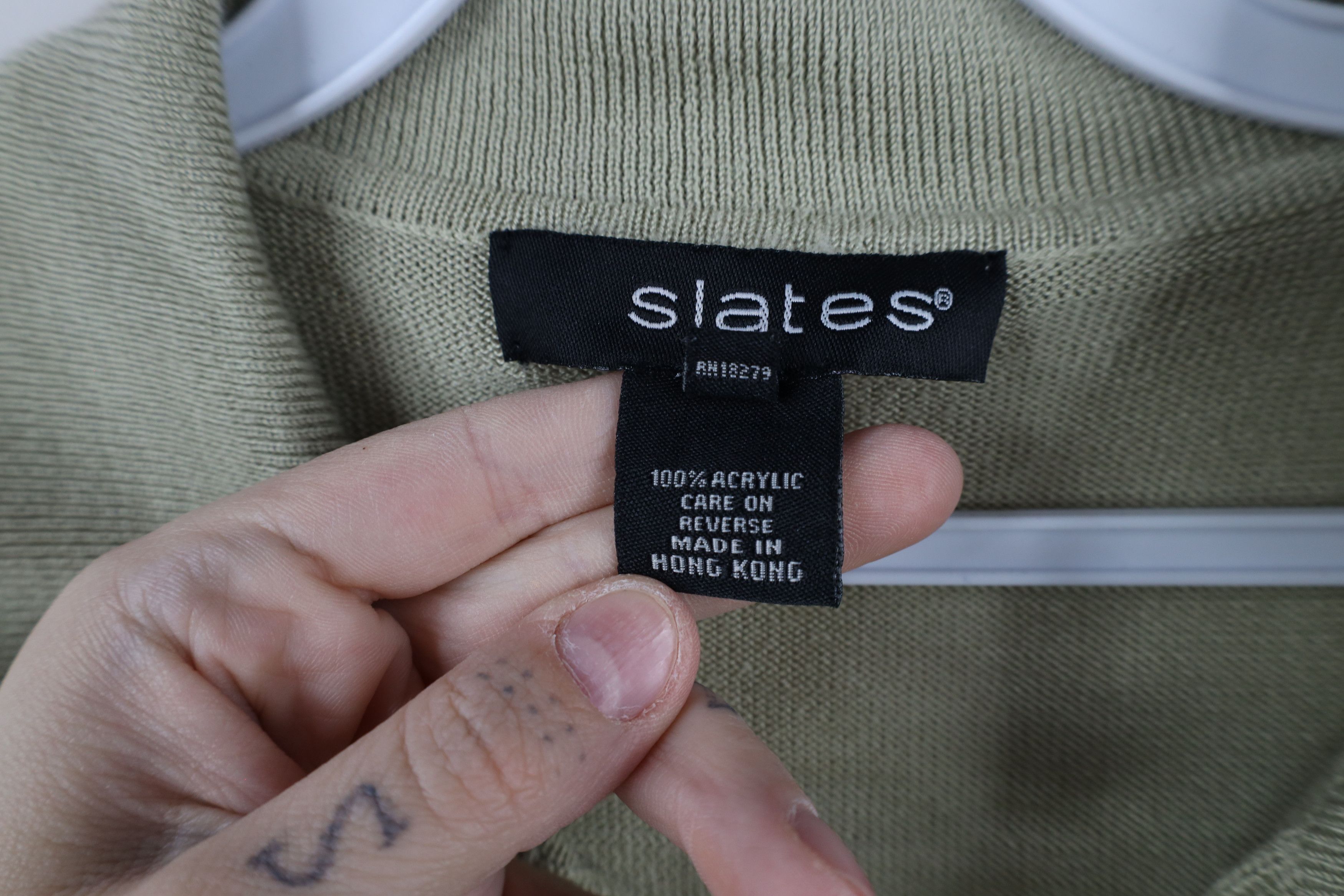 Vintage Vintage 90s Streetwear Ribbed Knit Collared Polo Shirt Size US L / EU 52-54 / 3 - 6 Thumbnail