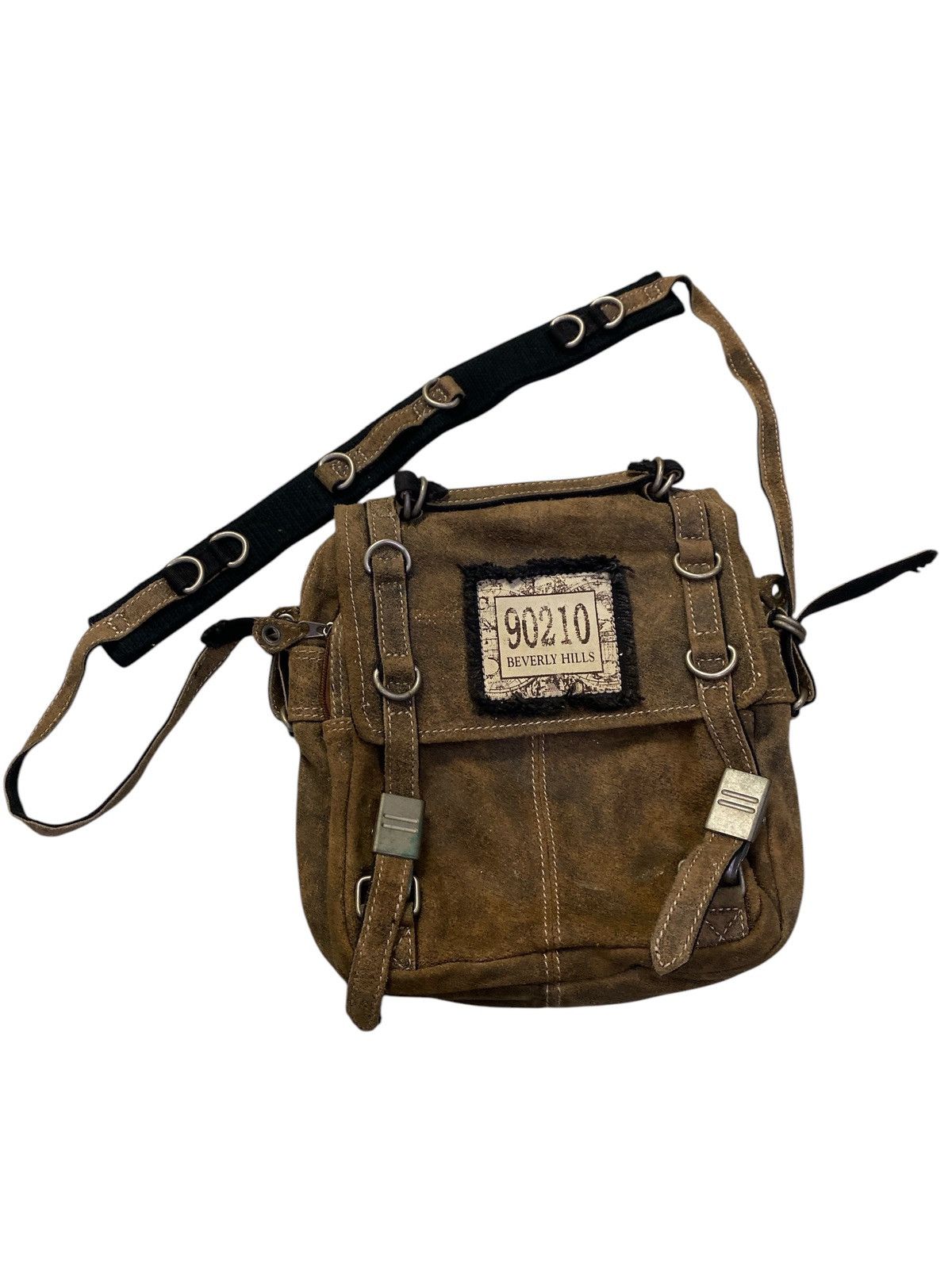 Genuine Leather × If Six Was Nine Rare Vintage Beverly Hills Leather Sling Bag Size ONE SIZE - 2 Thumbnail