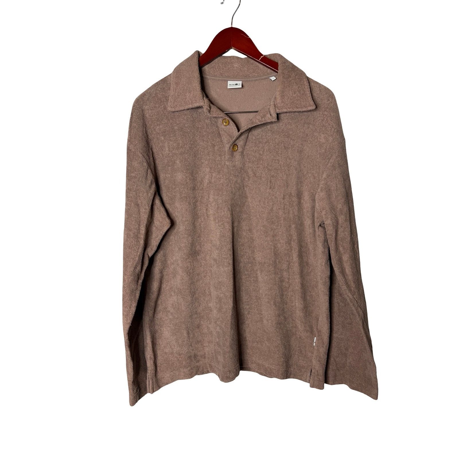 NN07 NN.07 No nationality Joey 3512 Long Sleeve Polo Shirt Sz L Size US L / EU 52-54 / 3 - 2 Thumbnail