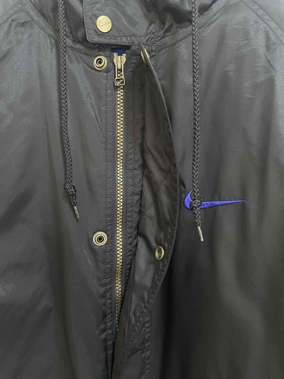 Nike × Vintage vintage nike embroidered logo hoodie jacket Size US L / EU 52-54 / 3 - 2 Thumbnail