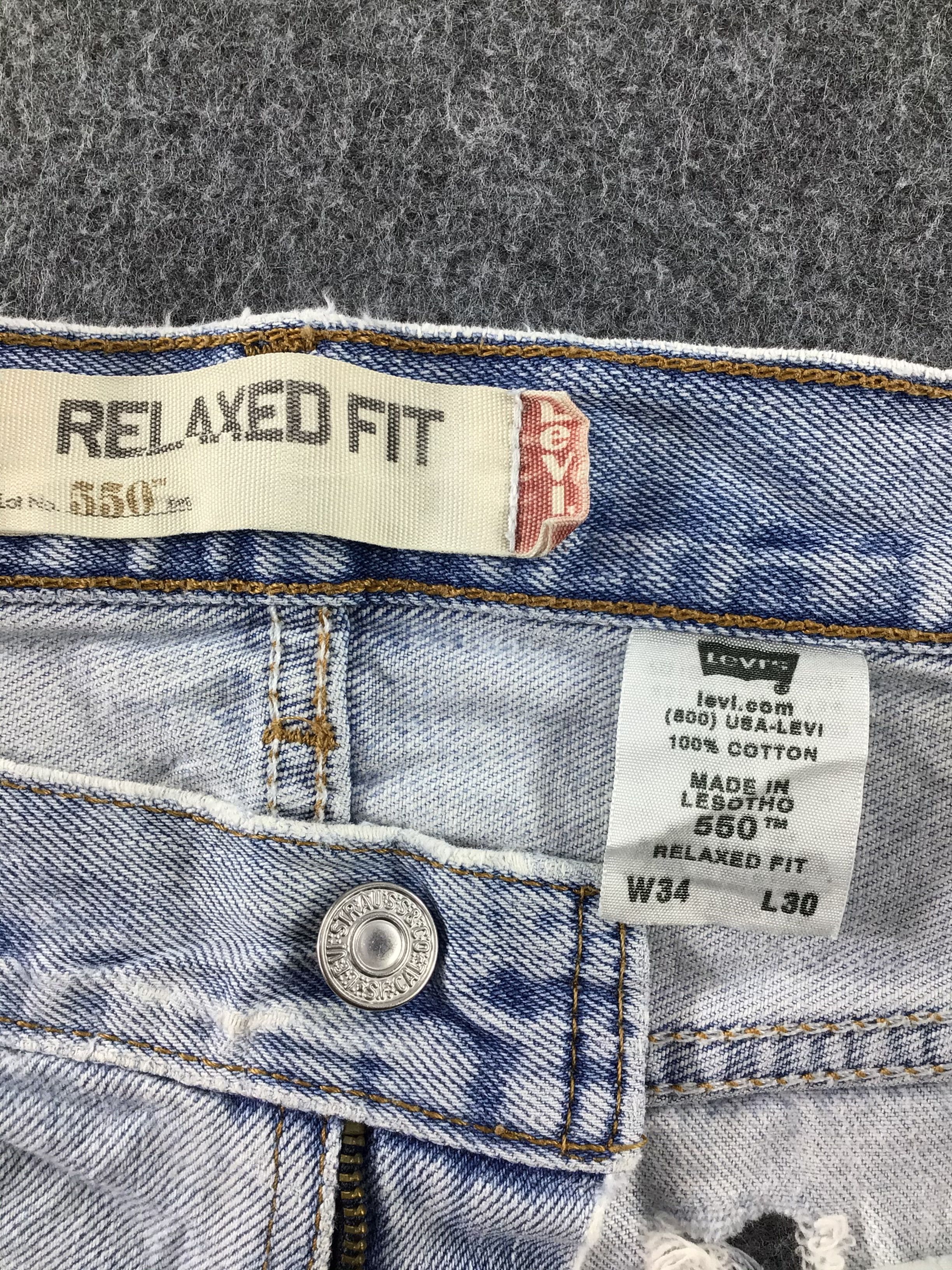 Levi's Vintage Levis 550 Jeans-JM257 Size US 35 - 10 Thumbnail