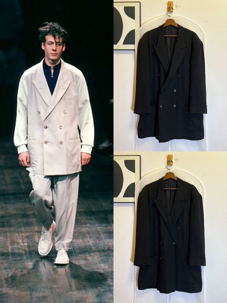 Yohji Yamamoto Yohji Yamamoto Archive Double-Breasted Jacket Size US S / EU 44-46 / 1 - 1 Thumbnail
