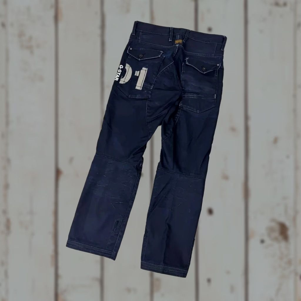 G-Star VINTAGE G-Star Jeans Men 33 Blue Denim 5-Pocket Logo Cargo Straight 90s 2000s Y2K Pants Size US 33 - 1 Thumbnail