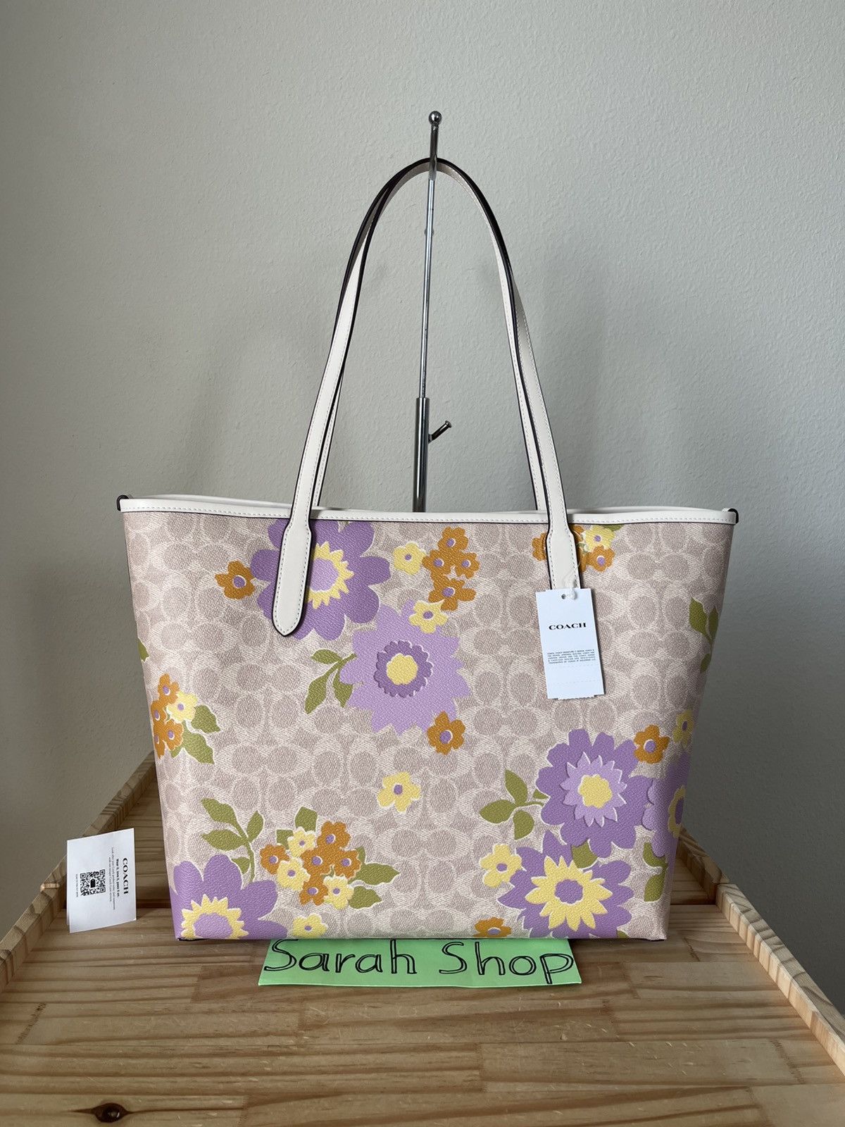 Coach Coach City Tote In Signature Floral Size ONE SIZE - 2 Thumbnail