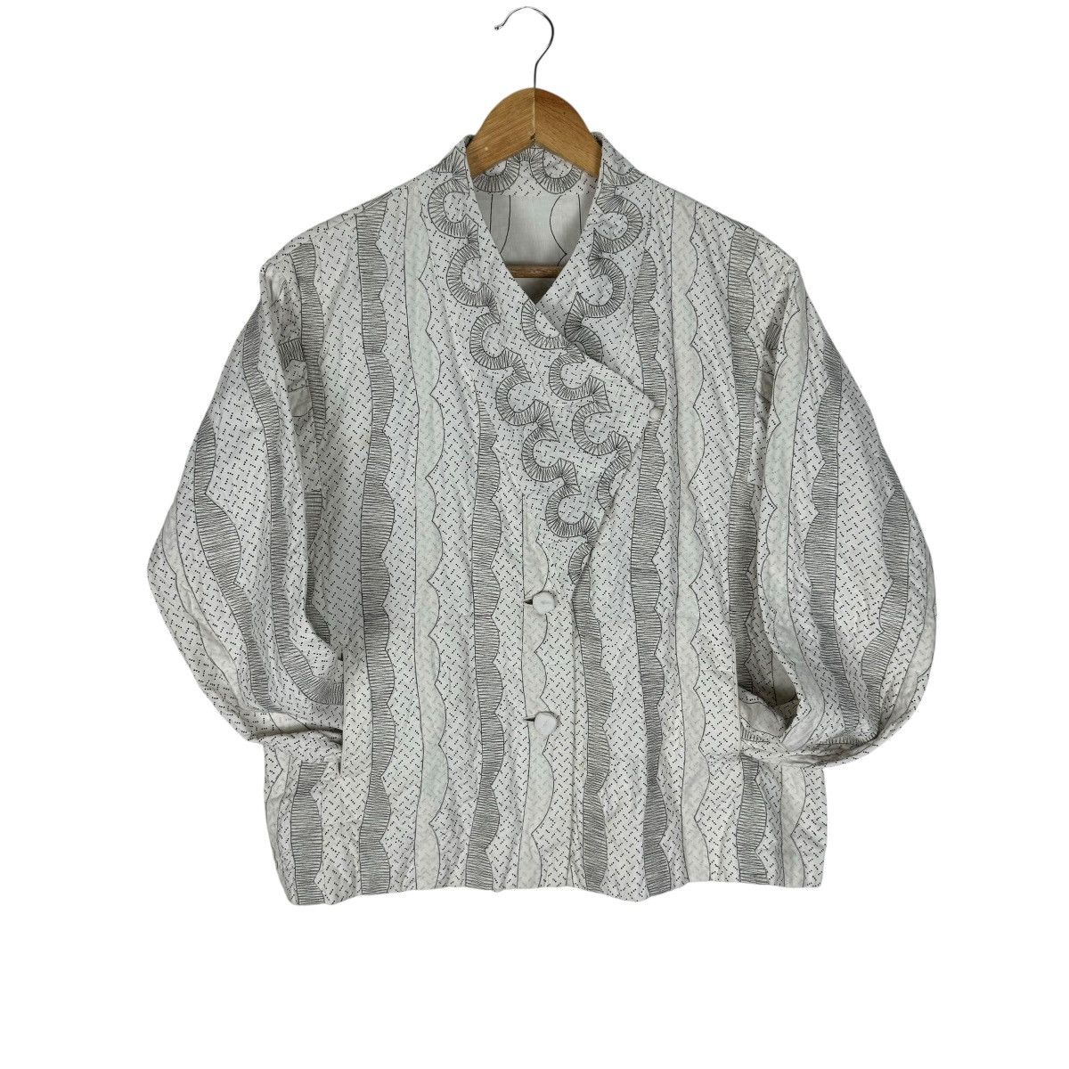 Issey Miyake ☀️HEART HAAT ISSEY MIYAKE SNAKE ART JACKET Size M / US 6-8 / IT 42-44 - 4 Thumbnail