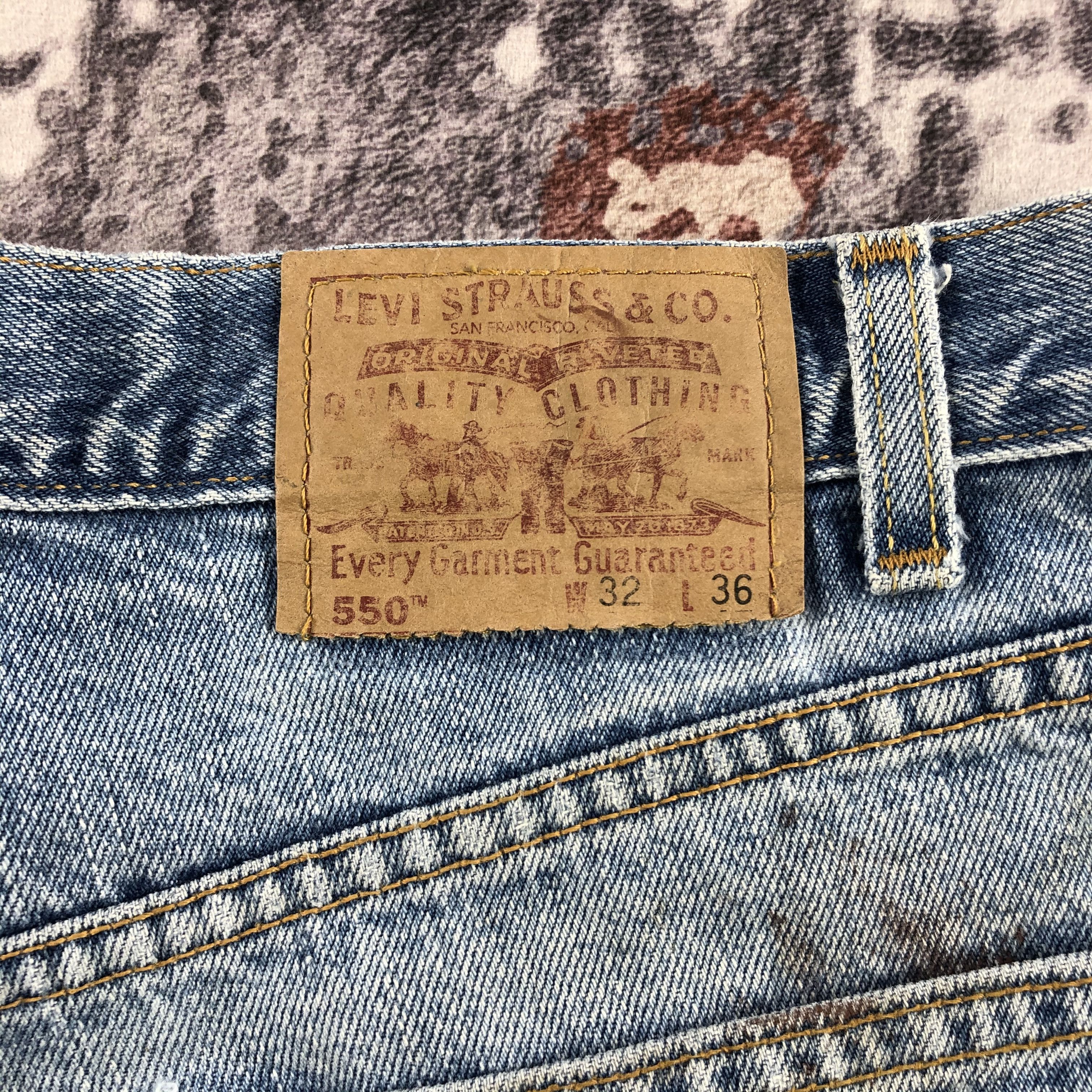 Levi's × Vintage Vintage 90s Light Wash Levis 550 Jeans-JM2413 Size US 33 - 6 Thumbnail