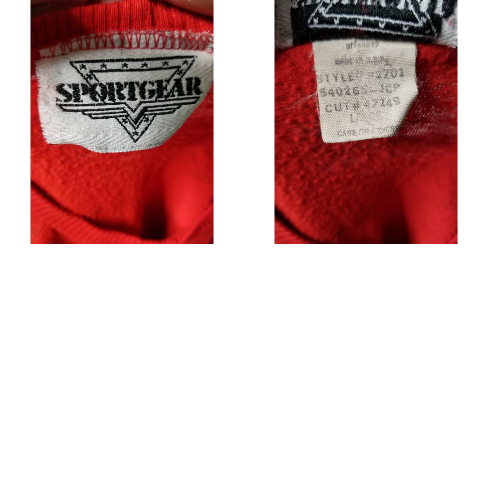 Vintage VINTAGE Keith Haring Shirt L Womens Red 1980s Art All Over Print Crew Neck Cotton (Sportgear) T-Shirt USA Womens Size L / US 10 / IT 46 - 8 Thumbnail