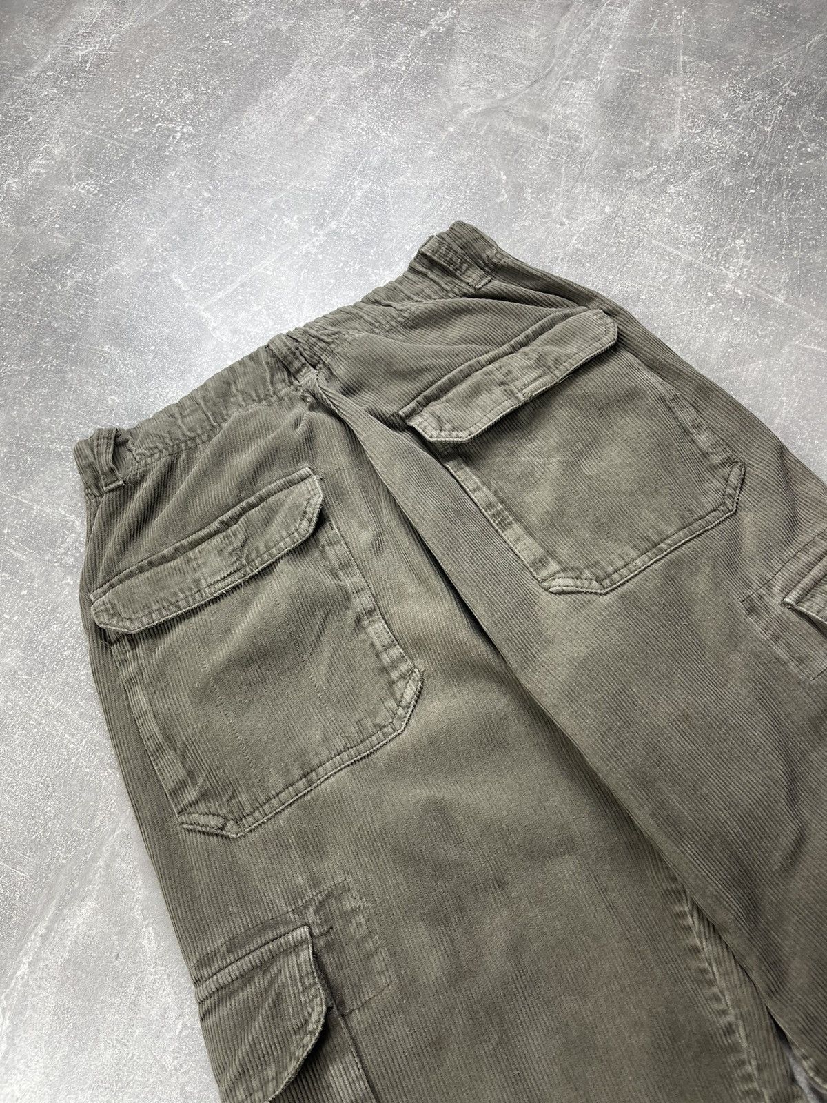 Other Cargo Military Multipocket Corduroy Khaki Pants Size US 28 / EU 44 - 4 Thumbnail
