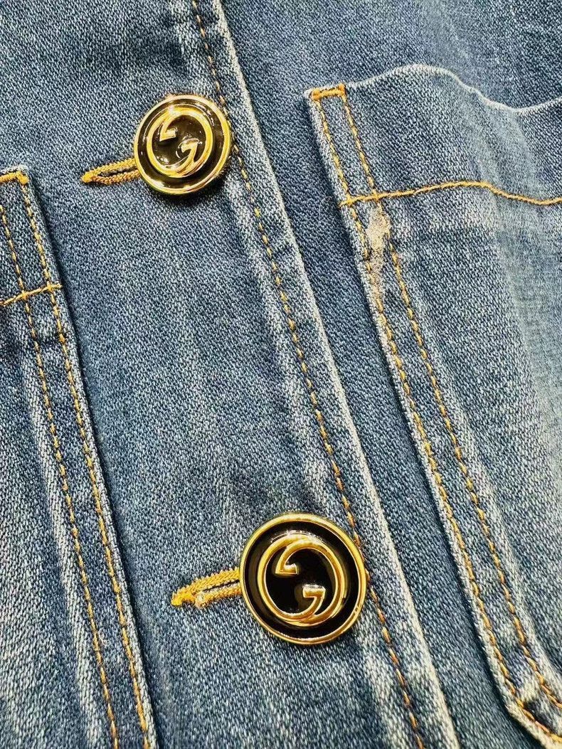 Gucci Gucci Denim Vest Without Belt-2506 Size US S / EU 44-46 / 1 - 4 Thumbnail