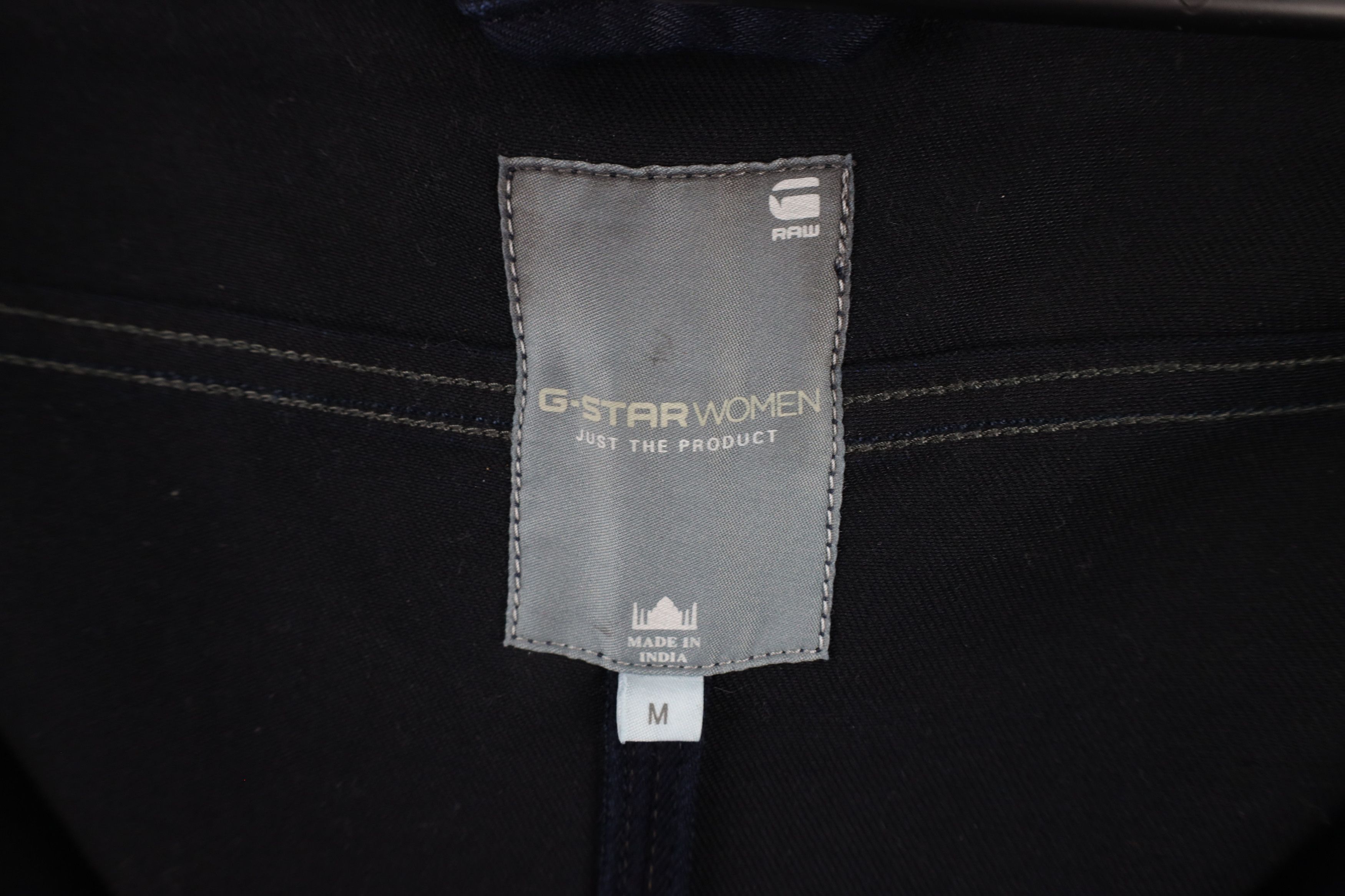 G-Star × Vintage G Star Raw Denim Spell Out Stretch Denim Jean Jacket Indigo Size M / US 6-8 / IT 42-44 - 9 Thumbnail