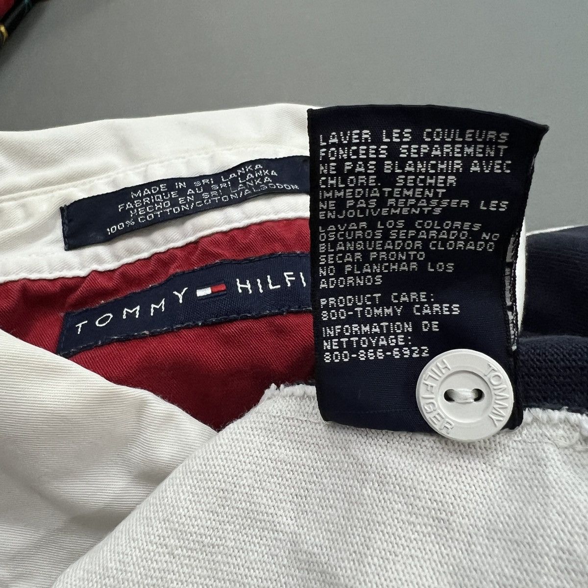 Tommy Hilfiger Rare Color Blocked Tommy Hilfiger Long Sleeve Polo Shirt Size US M / EU 48-50 / 2 - 10 Thumbnail
