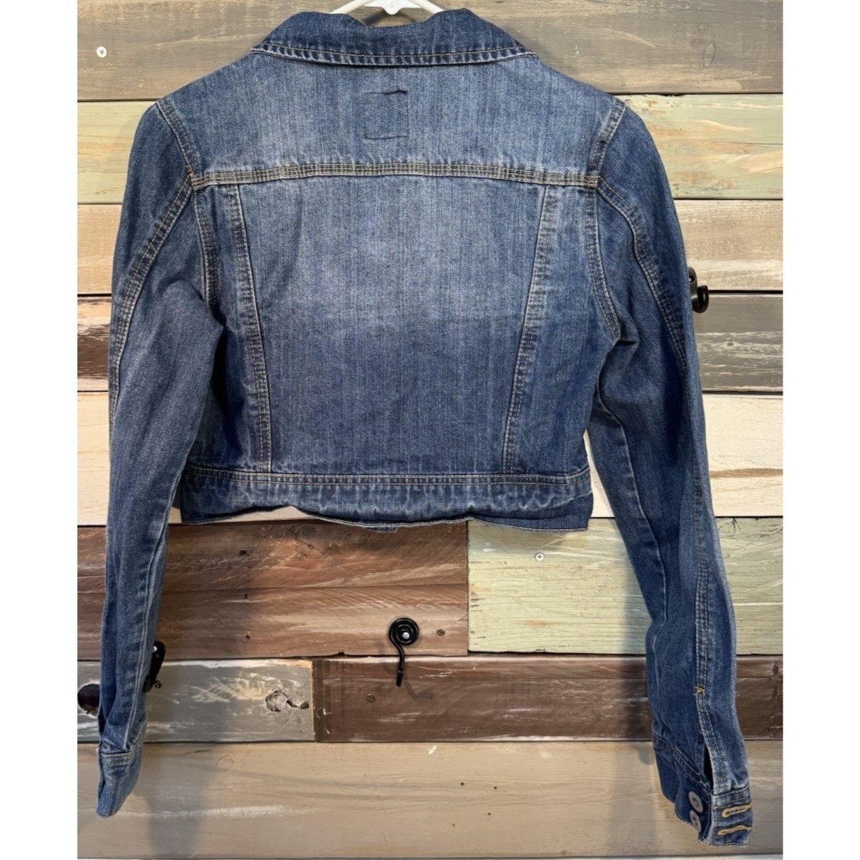 Levi's Highway Denim Blue Jean Jacket Women's MEDIUM Button Down - Size M / US 6-8 / IT 42-44 - 5 Thumbnail