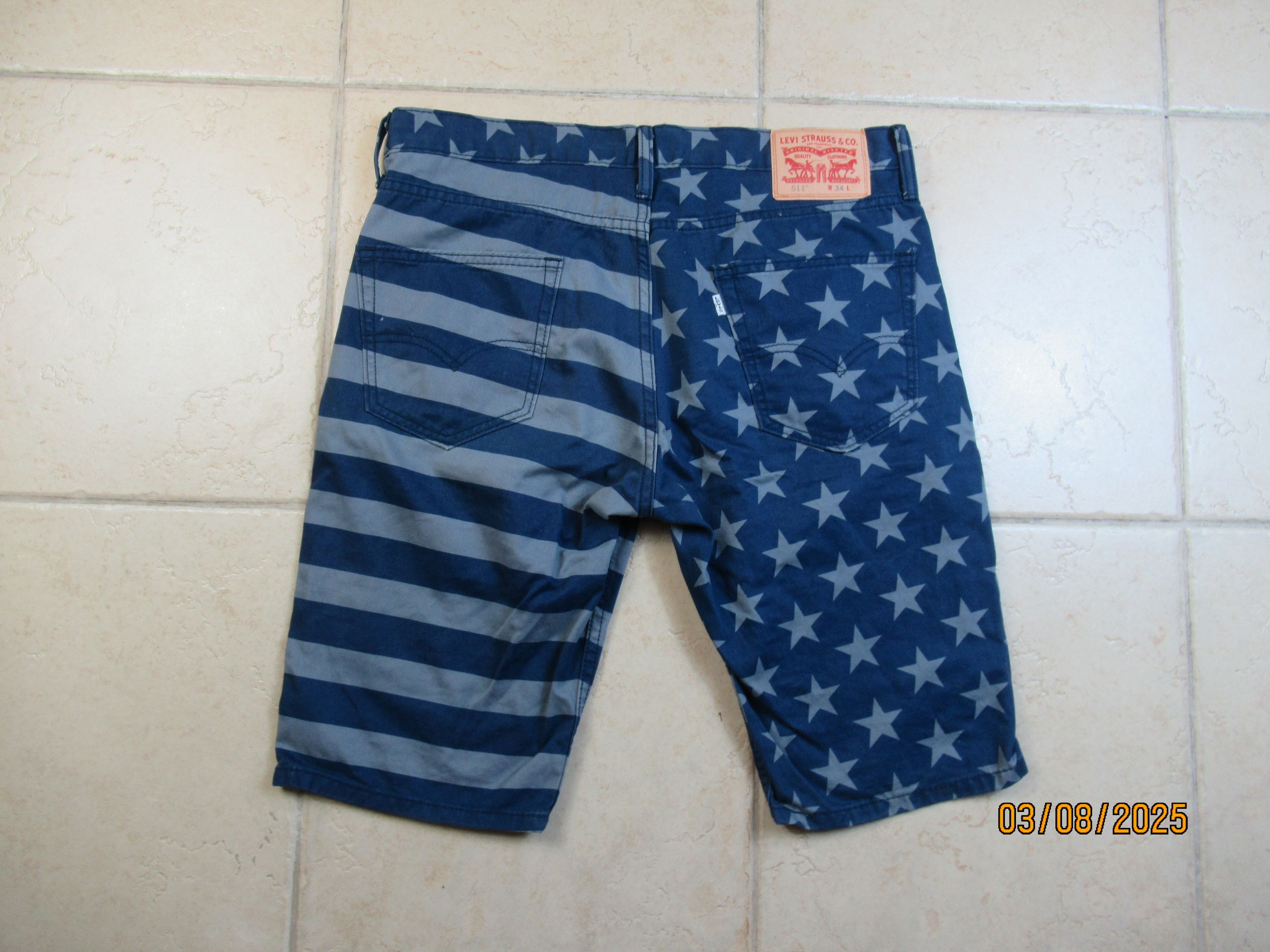 Levi's Levi's 511 - American Flag shorts Size US 34 / EU 50 - 3 Thumbnail