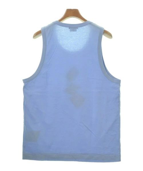Comme des Garcons Homme Plus Tank tops Sleeveless Cotton Crewneck cut and sew Blue Size US L / EU 52-54 / 3 - 2 Thumbnail