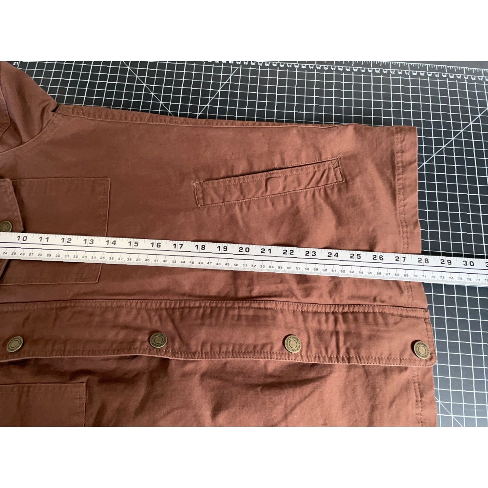 Vintage Wenven Jacket Men's Medium Brown Military Coat Cotton Jacket Short Zip Full Zip Pockets Vintage: No Size US M / EU 48-50 / 2 - 6 Thumbnail