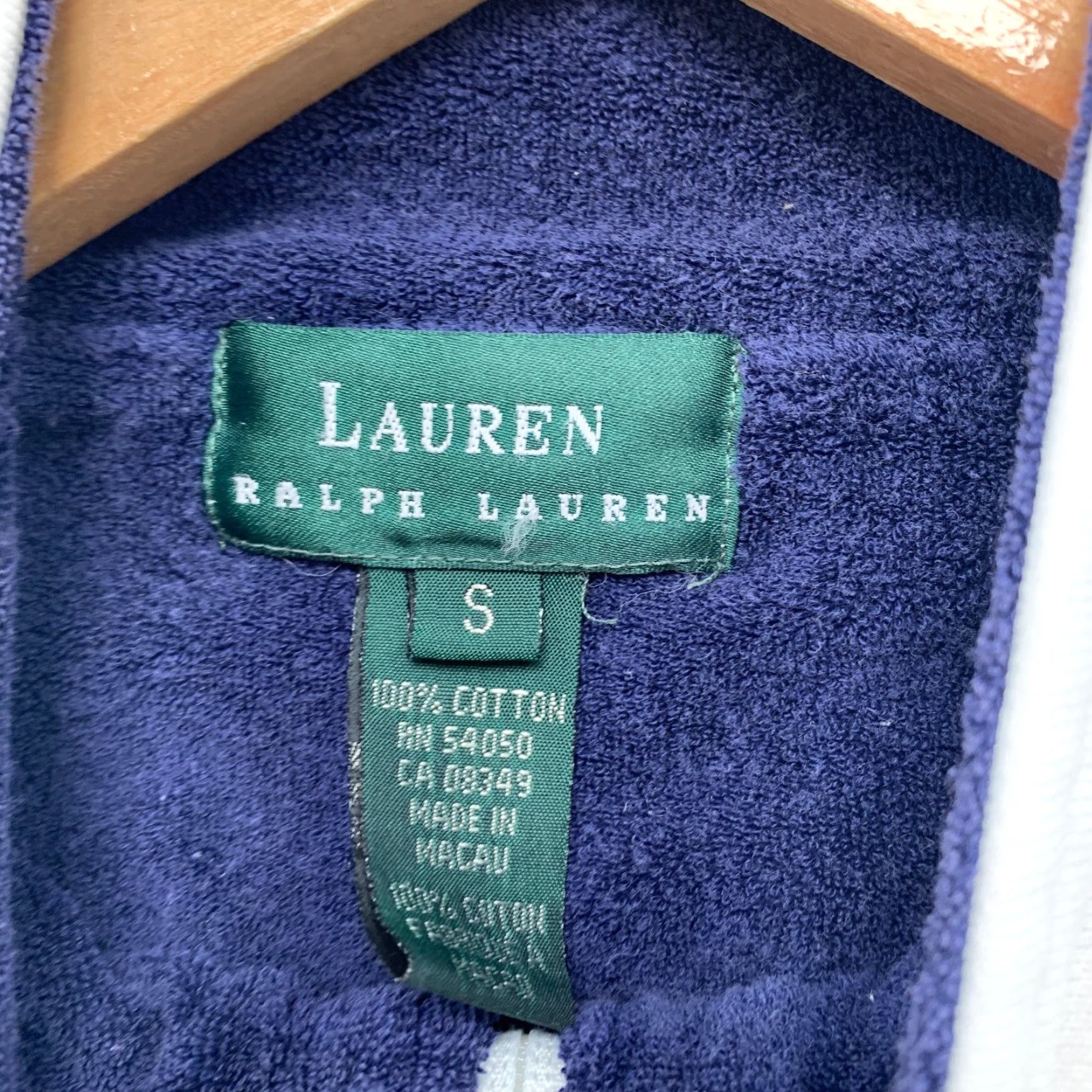 Ralph Lauren Ralph Lauren Sweater Shirt Womens Small White 1/4 Zip Mock Neck Fleece Pullover Long Sleeve Cotton Size S / US 4 / IT 40 - 3 Thumbnail