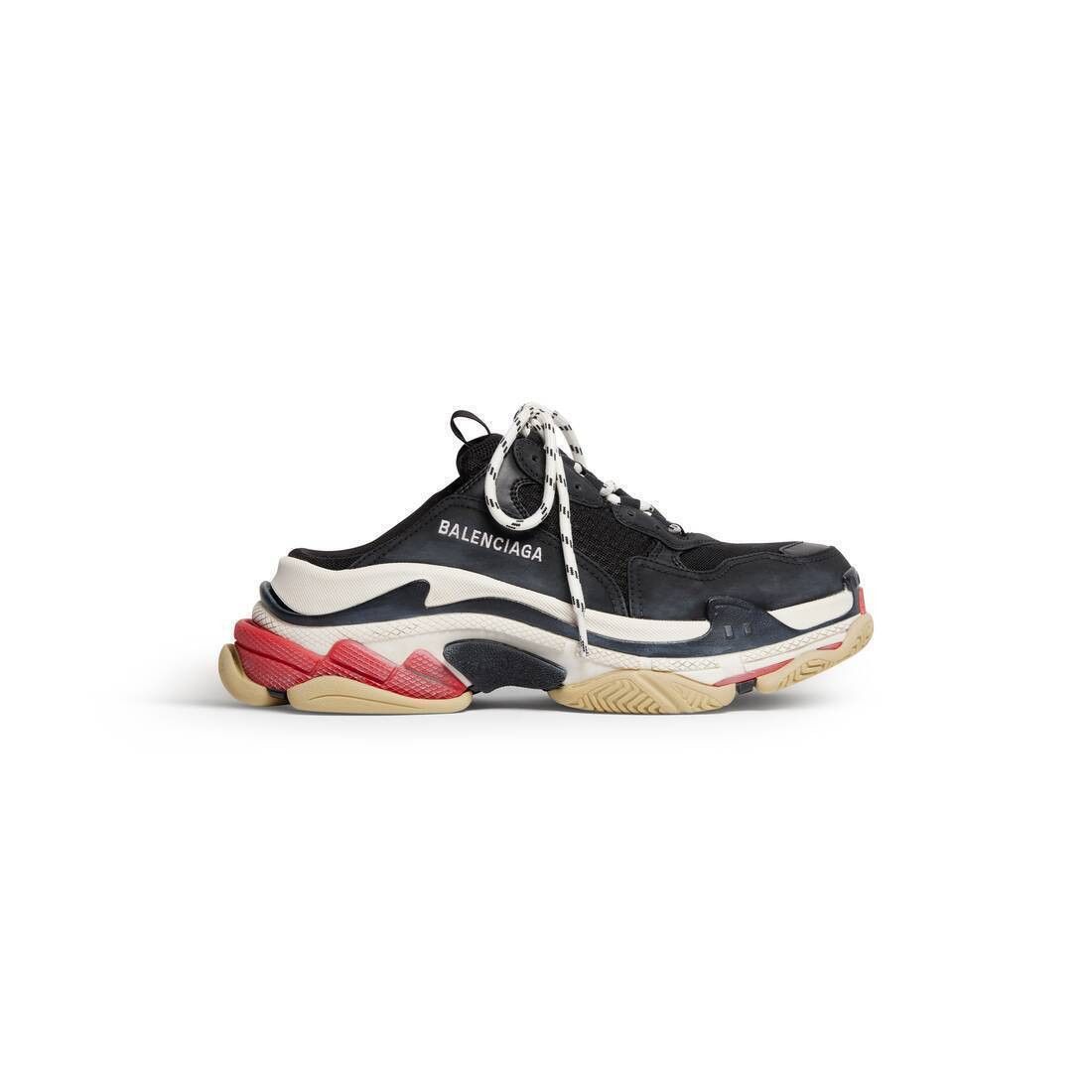 o1w1db10126 Triple S Mules in Multicolor