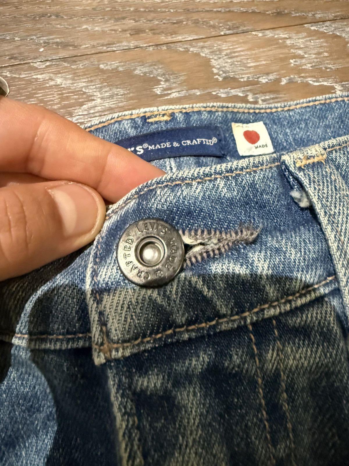 Japanese Brand × Levi's × Levi's Made & Crafted Selvedge Denim, Japan Levi’s Made and crafted blue jeans. Size US 31 - 6 Thumbnail