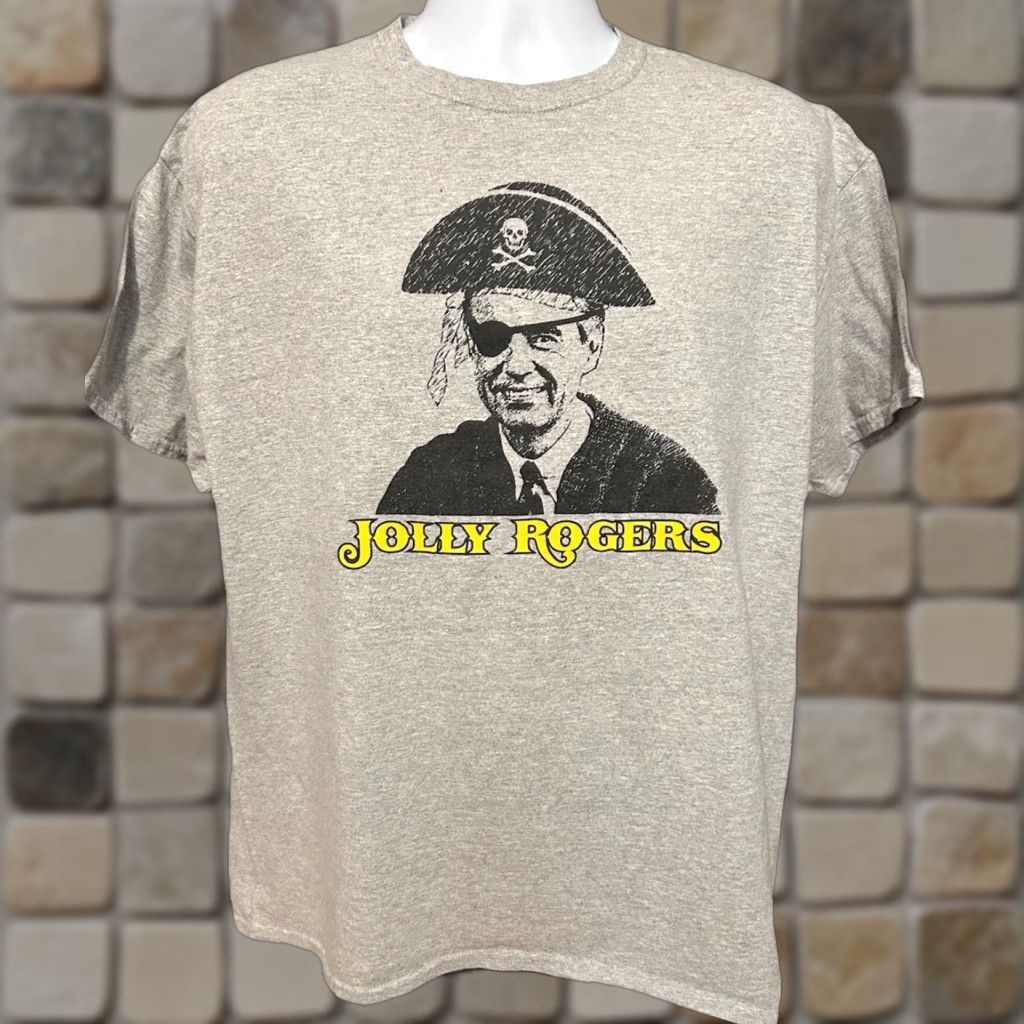 Gildan Gildan T-Shirt Pittsburgh Pirates Jolly Rogers Crew Neck Men XL Gray Short Sleeve Sports Vintage No Size US XL / EU 56 / 4 - 1 Thumbnail