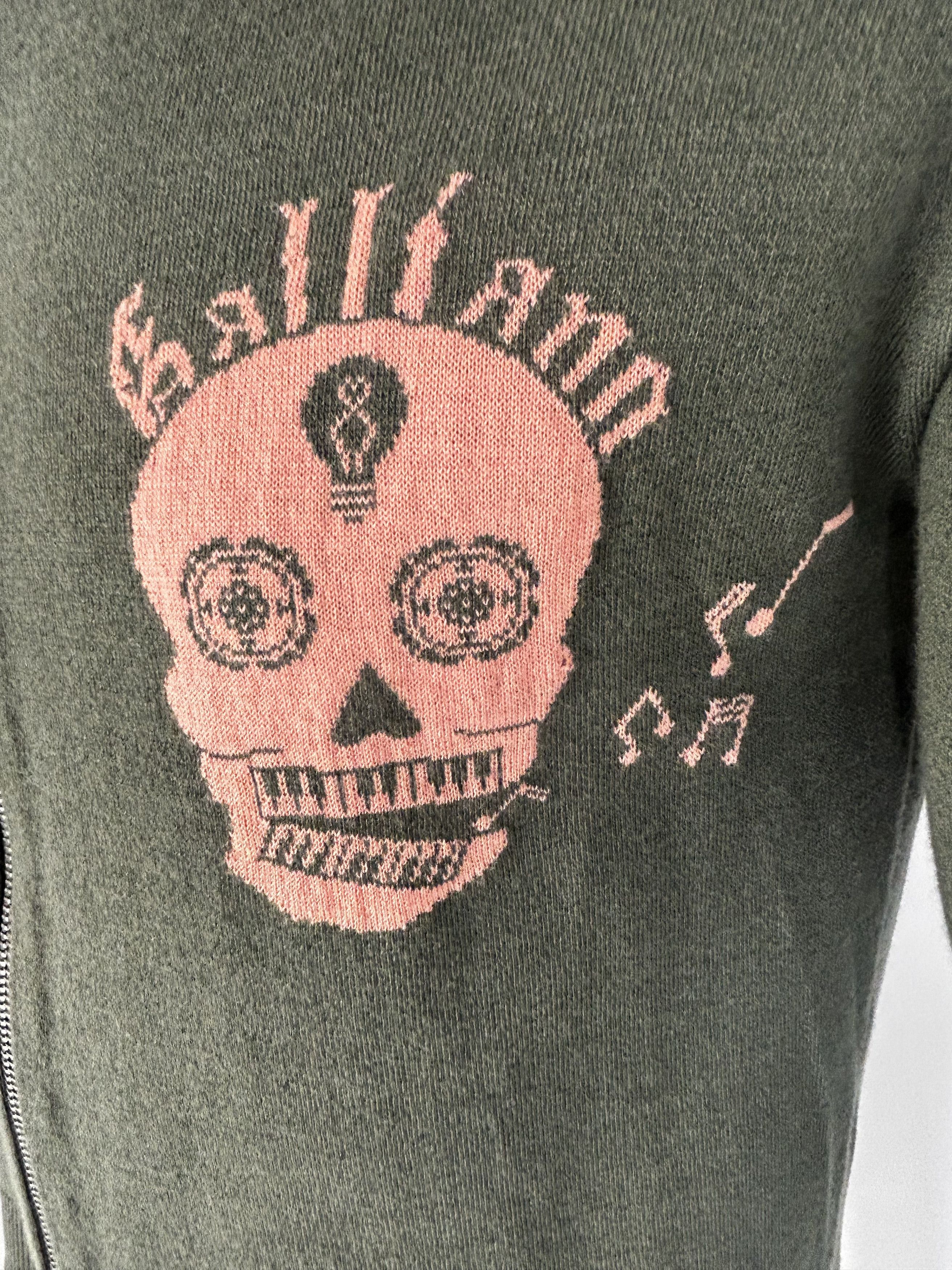 John Galliano John Galliano Fine Gauge Knitted Zip Through Cardigan Size US M / EU 48-50 / 2 - 5 Thumbnail