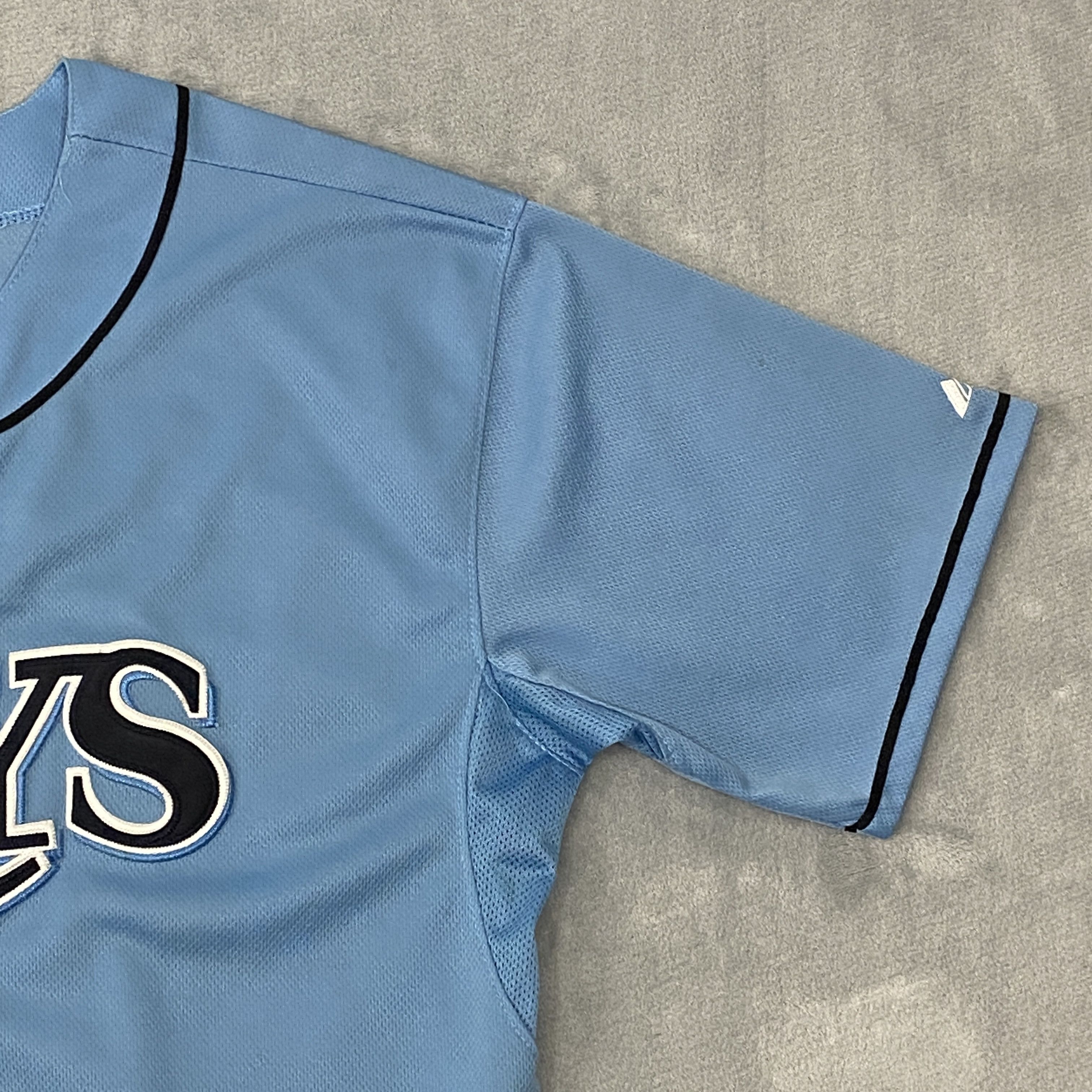 MLB × Majestic Tampa Bay Rays #14 DAVID PRICE Stitched Jersey 54 Light Blue Size US XXL / EU 58 / 5 - 5 Thumbnail
