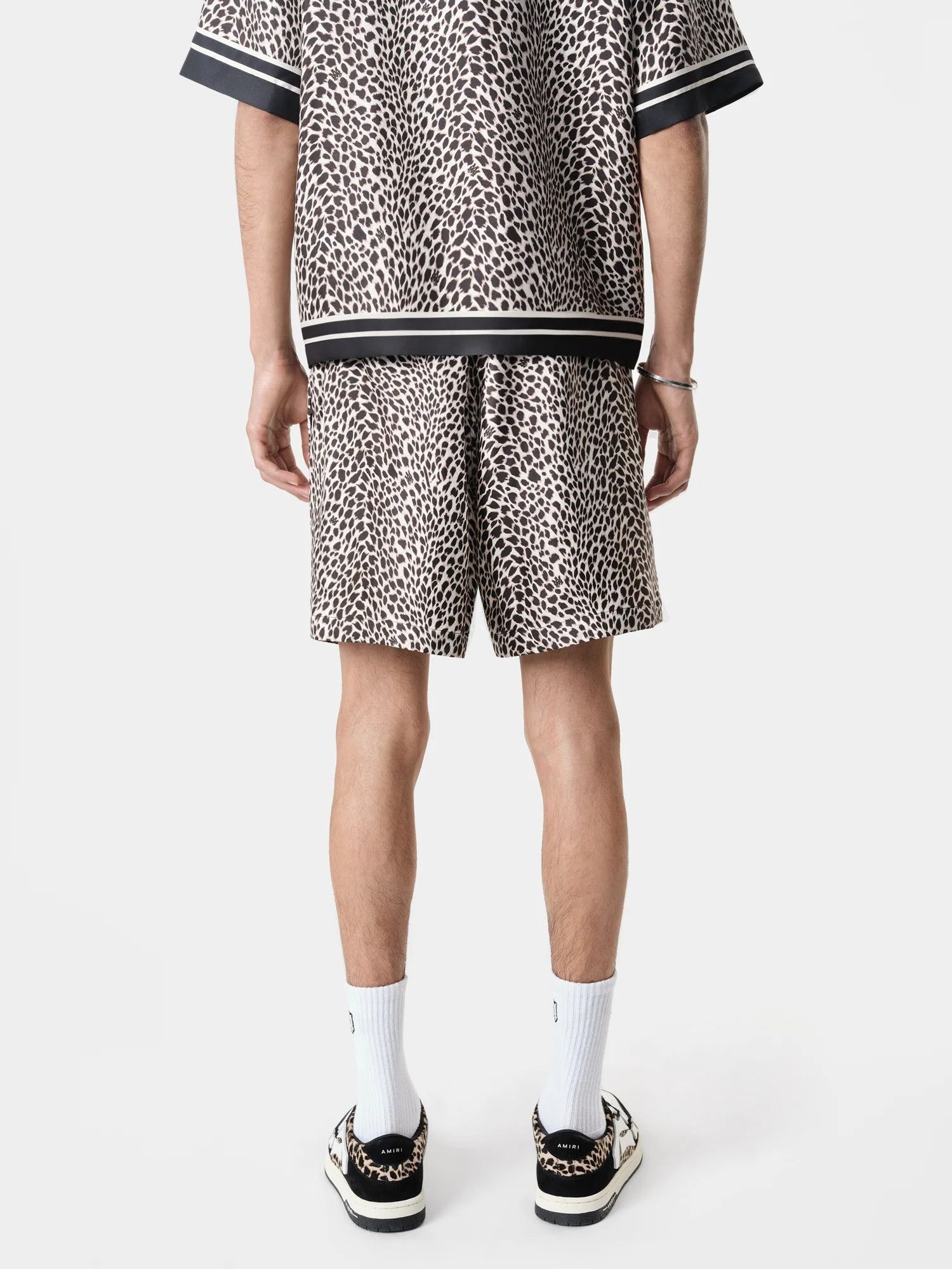 Amiri o1orln1025 MA Leopard Short in Black/White Size US 36 / EU 52 - 4 Thumbnail