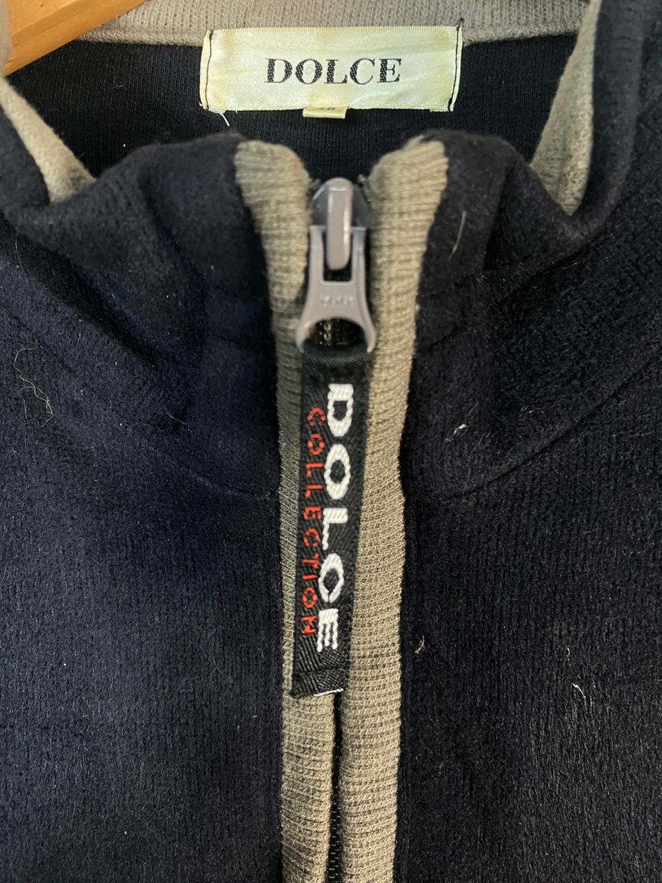 Japanese Brand Vintage dolce spellout half zipper sweatshirt Size US L / EU 52-54 / 3 - 4 Thumbnail