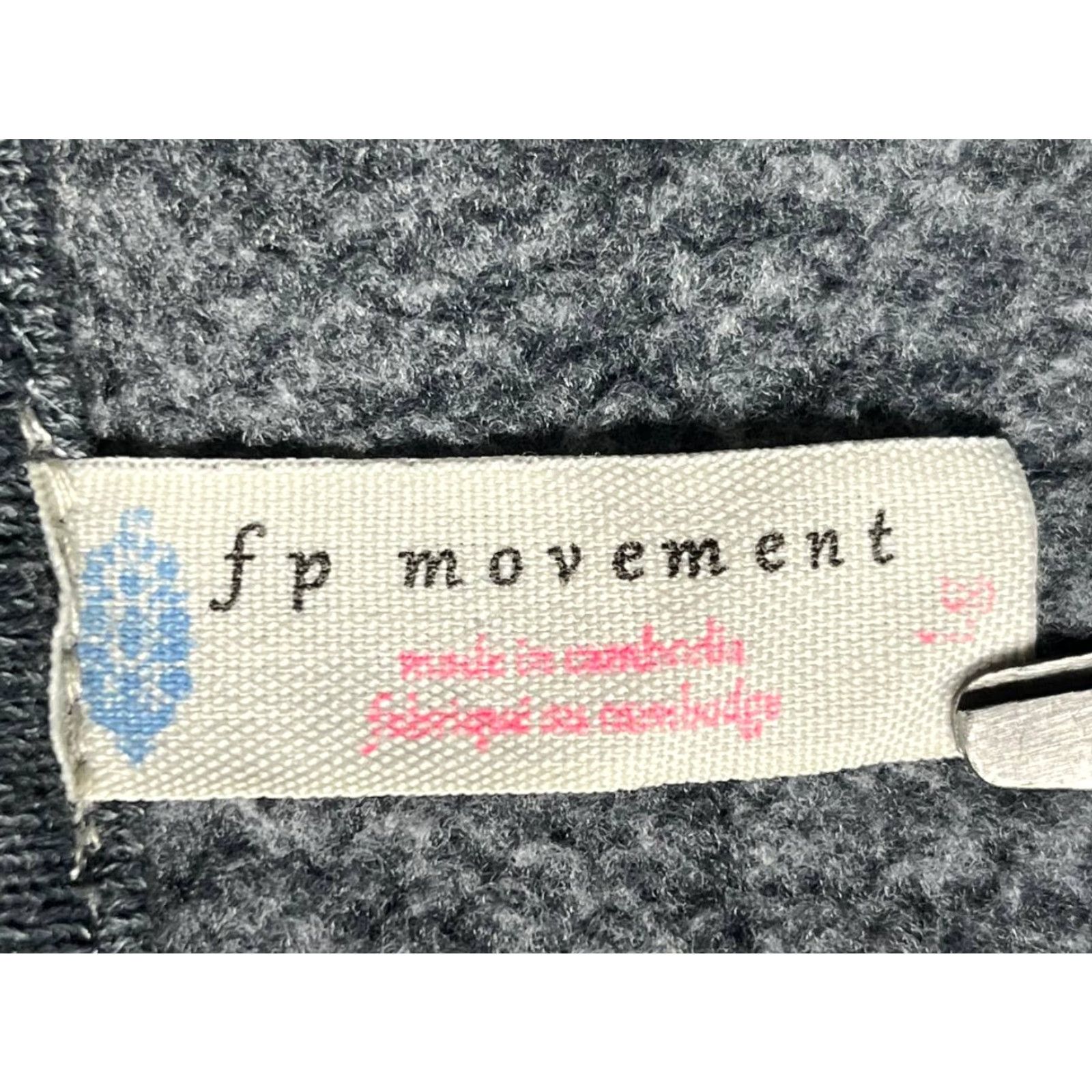 Free People FP Movement Free People Blue Believer Hoodie Sweatshirt Regular Size M Womens Long Sleeve Cotton Blend Knit Hoodie Crop Activewear Size M / US 6-8 / IT 42-44 - 7 Thumbnail