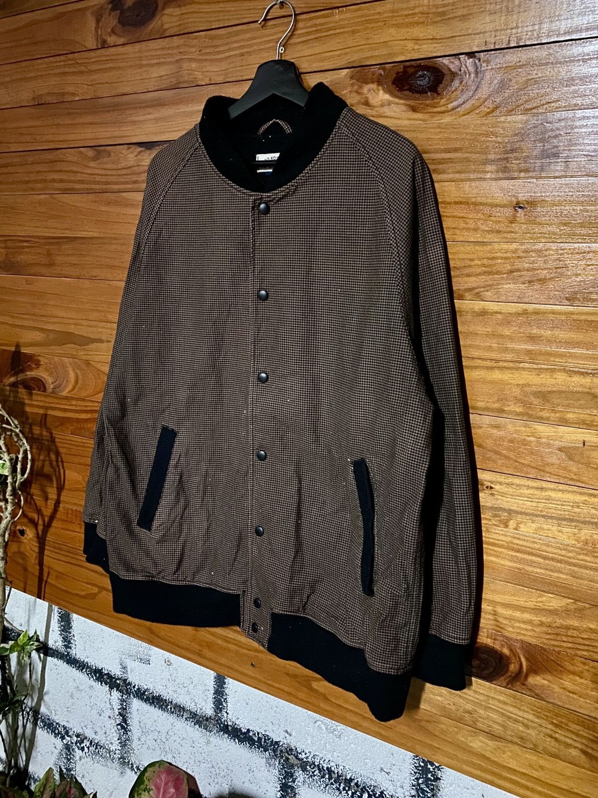 Japanese Brand Vintage Dog House Union Made Jacket Brown Check Workwear Size US L / EU 52-54 / 3 - 4 Thumbnail