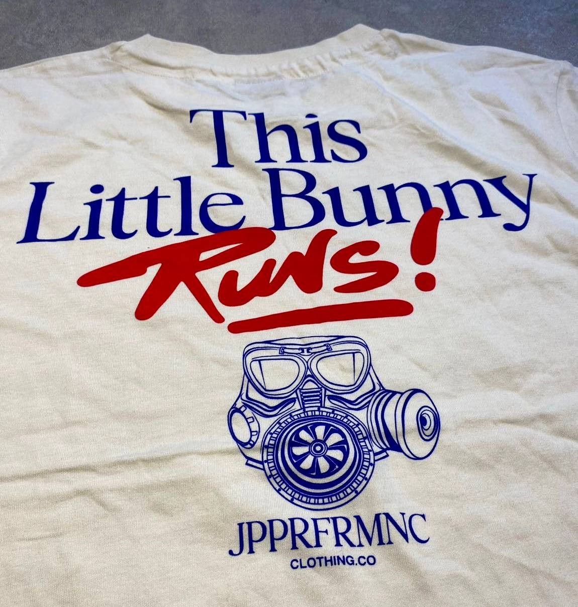 Vintage JP Performance This Little Bunny Runs Unisex Tee Size US S / EU 44-46 / 1 - 4 Thumbnail