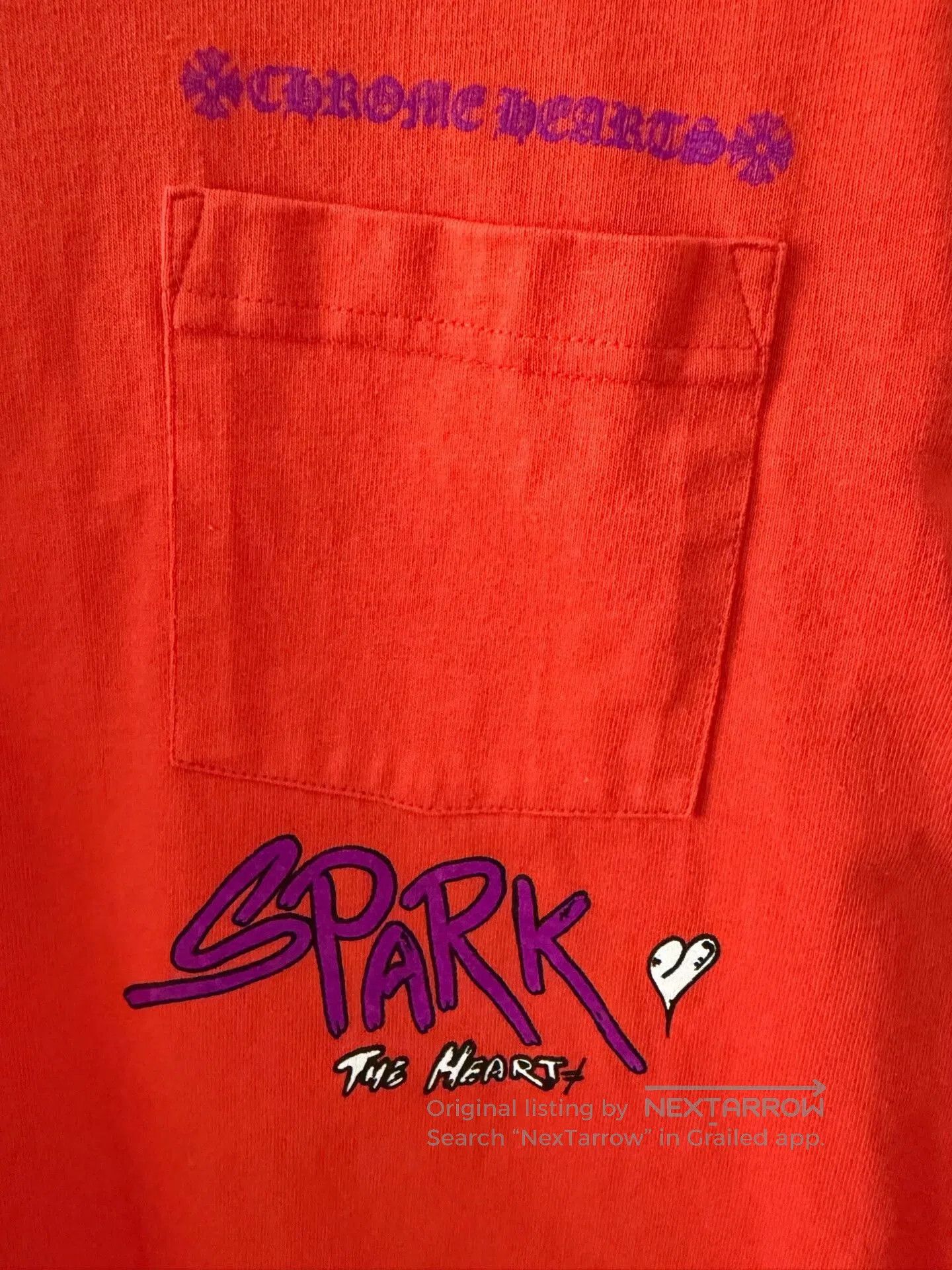 Chrome Hearts chrome hearts red graffiti long sleeve t-shirt. Size US L / EU 52-54 / 3 - 3 Thumbnail