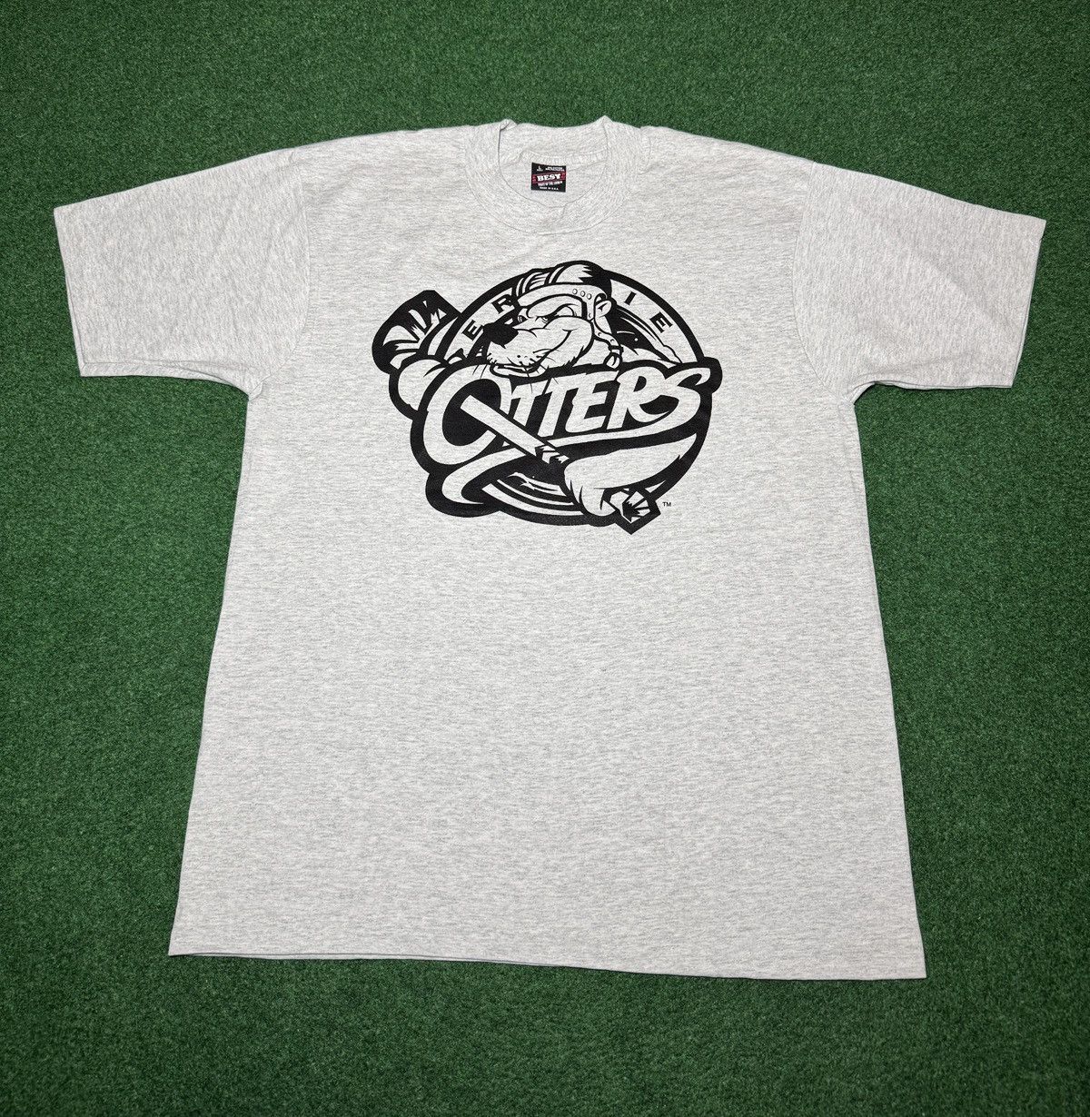 Vintage Vintage Erie Otters OHL Juinor Ice Hockey 90s Large T Shirt Size US L / EU 52-54 / 3 - 1 Thumbnail