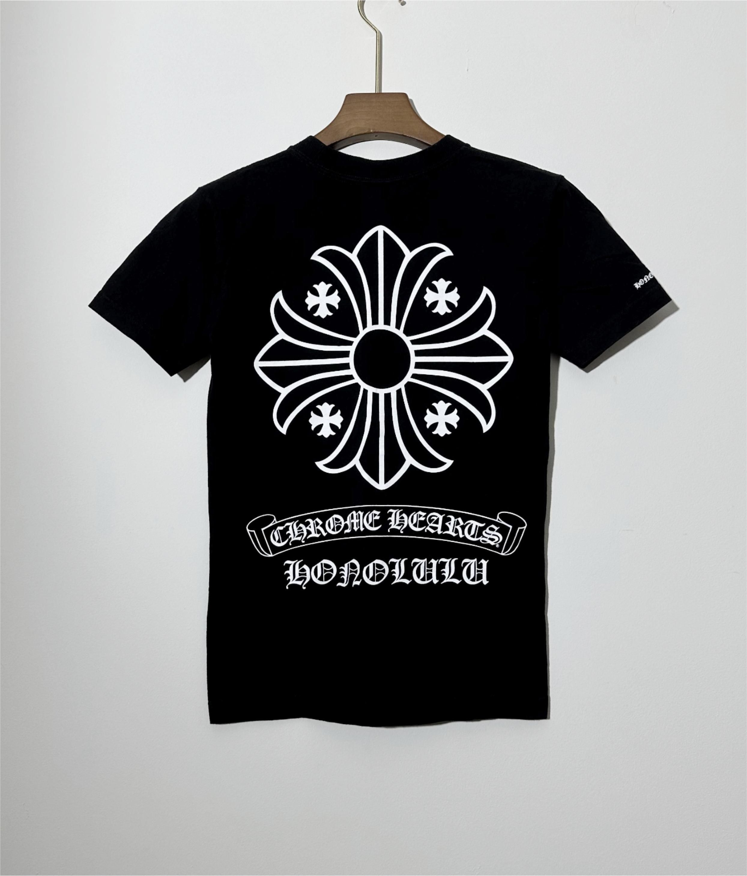 Pre-owned Chrome Hearts Short Sleeve T-shirts In Black