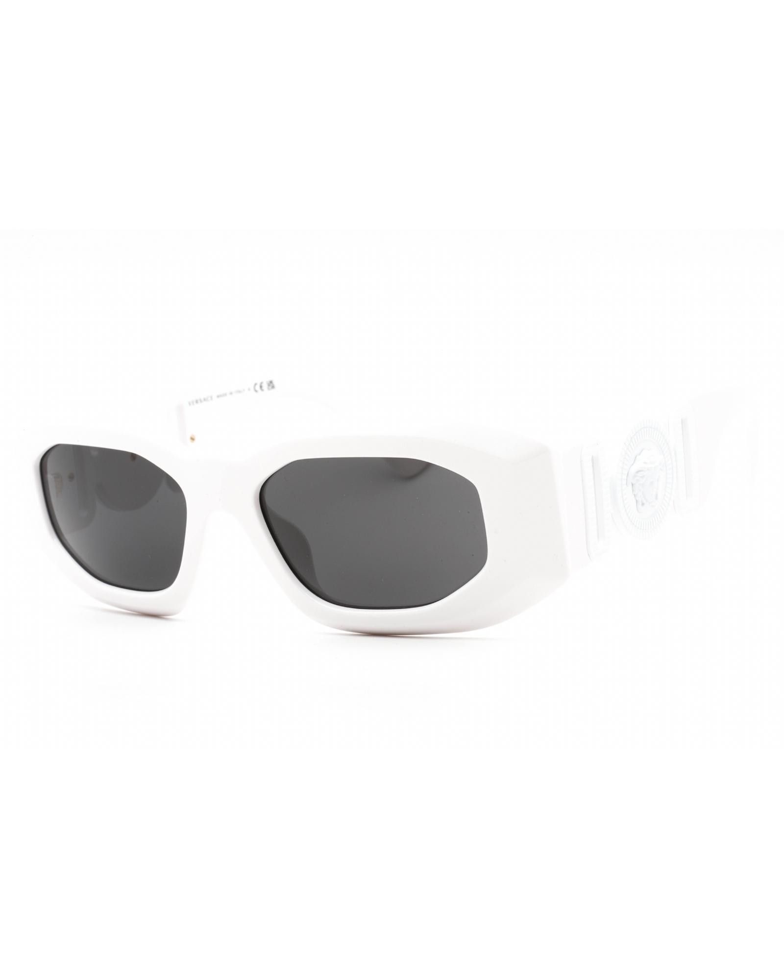 image of Versace 0Ve4425U Sunglasses White/dark Grey, Women's