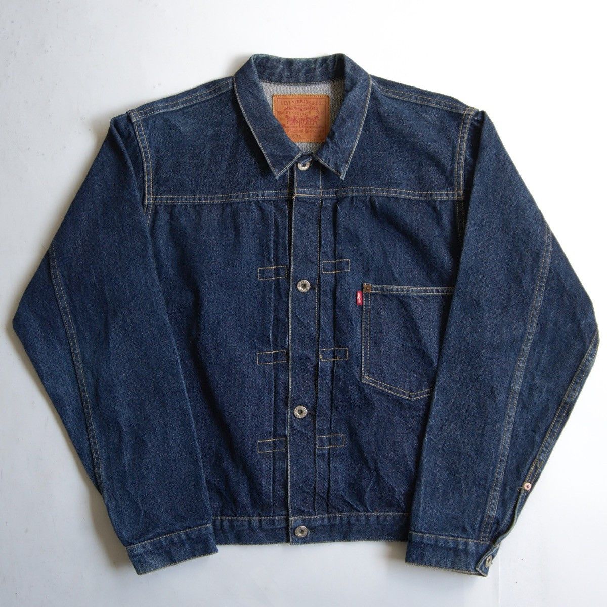 Levi's LEVI'S S506XX Big E 1st Type Wartime Denim Jacket Size XXS Size US XXS / EU 40 - 1 Thumbnail