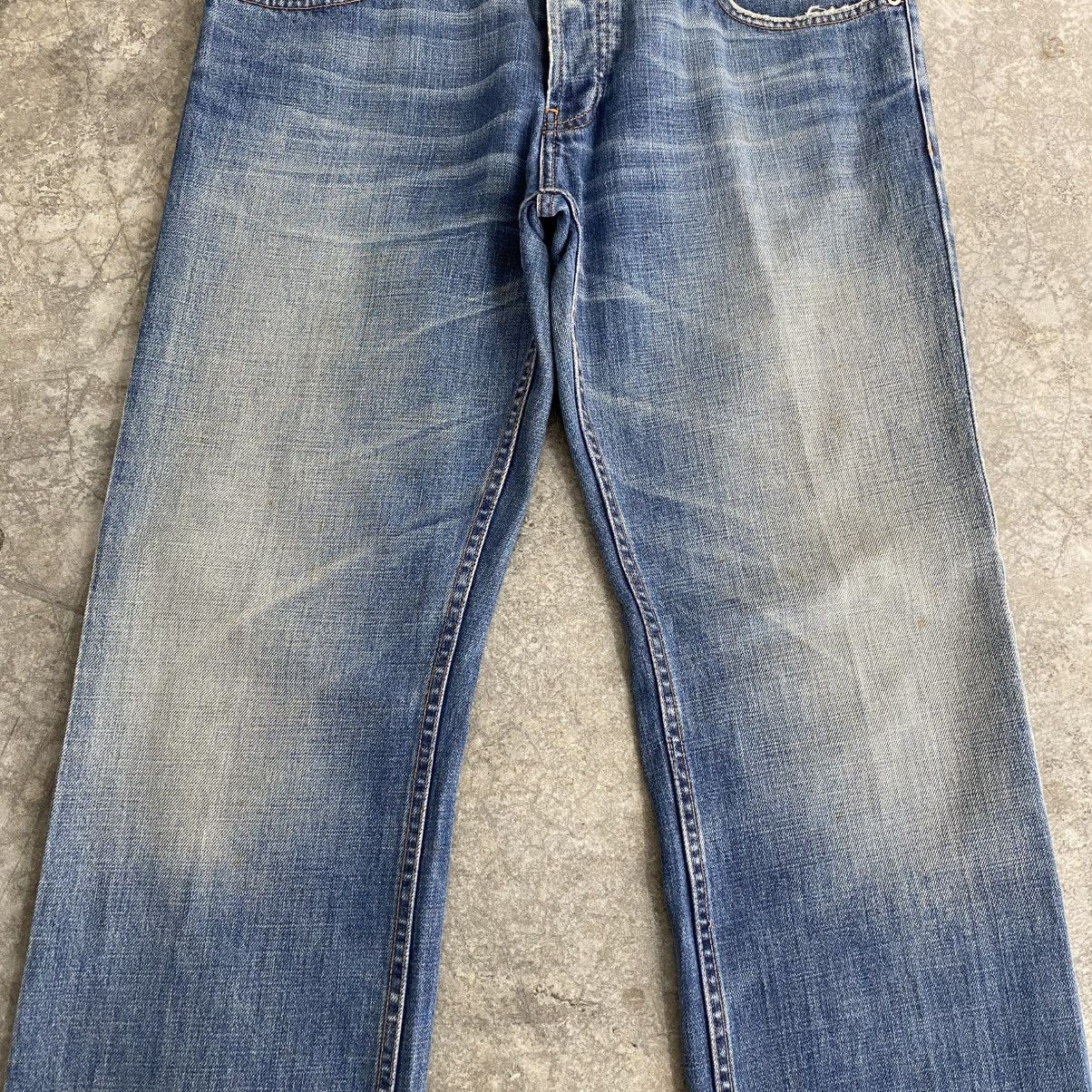 Prada 2000’s Prada Washed Blue Heel Bite Jeans Size US 34 / EU 50 - 6 Thumbnail
