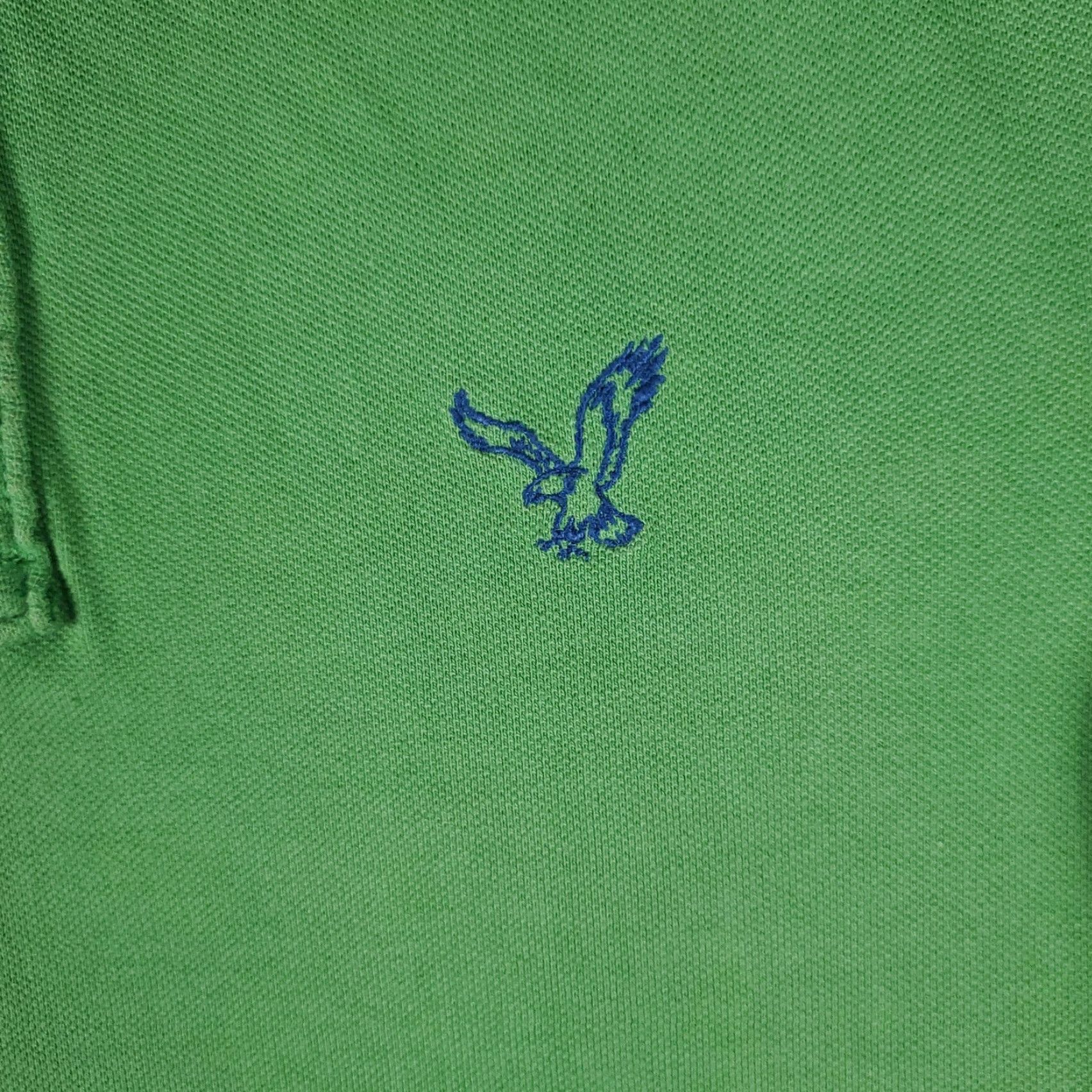 American Eagle Outfitters VINTAGE American Eagle Outfitters Polo Shirt Mens Medium Green Polo Adult M Green Casual Short Sleeve Shirt Mens Size US M / EU 48-50 / 2 - 2 Thumbnail