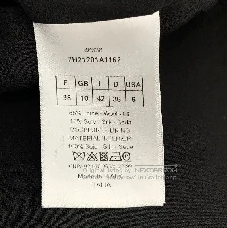 Dior Dior Black Wool Women's Jacket . Size S / US 4 / IT 40 - 6 Thumbnail