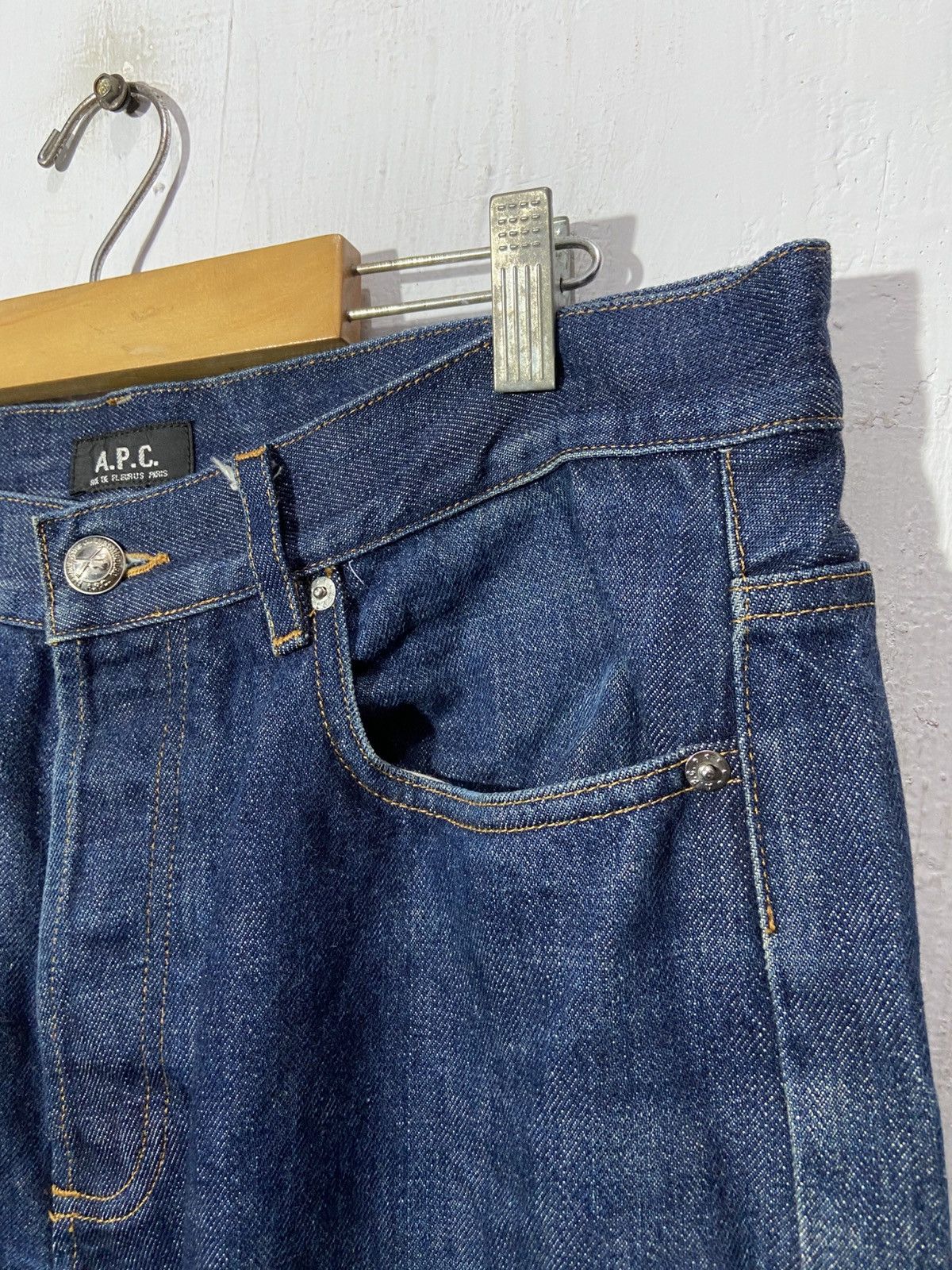 A.P.C. A.P.C. Rescue Selvedge Denim Pants Button Fly Jeans Pants Size US 33 - 7 Thumbnail