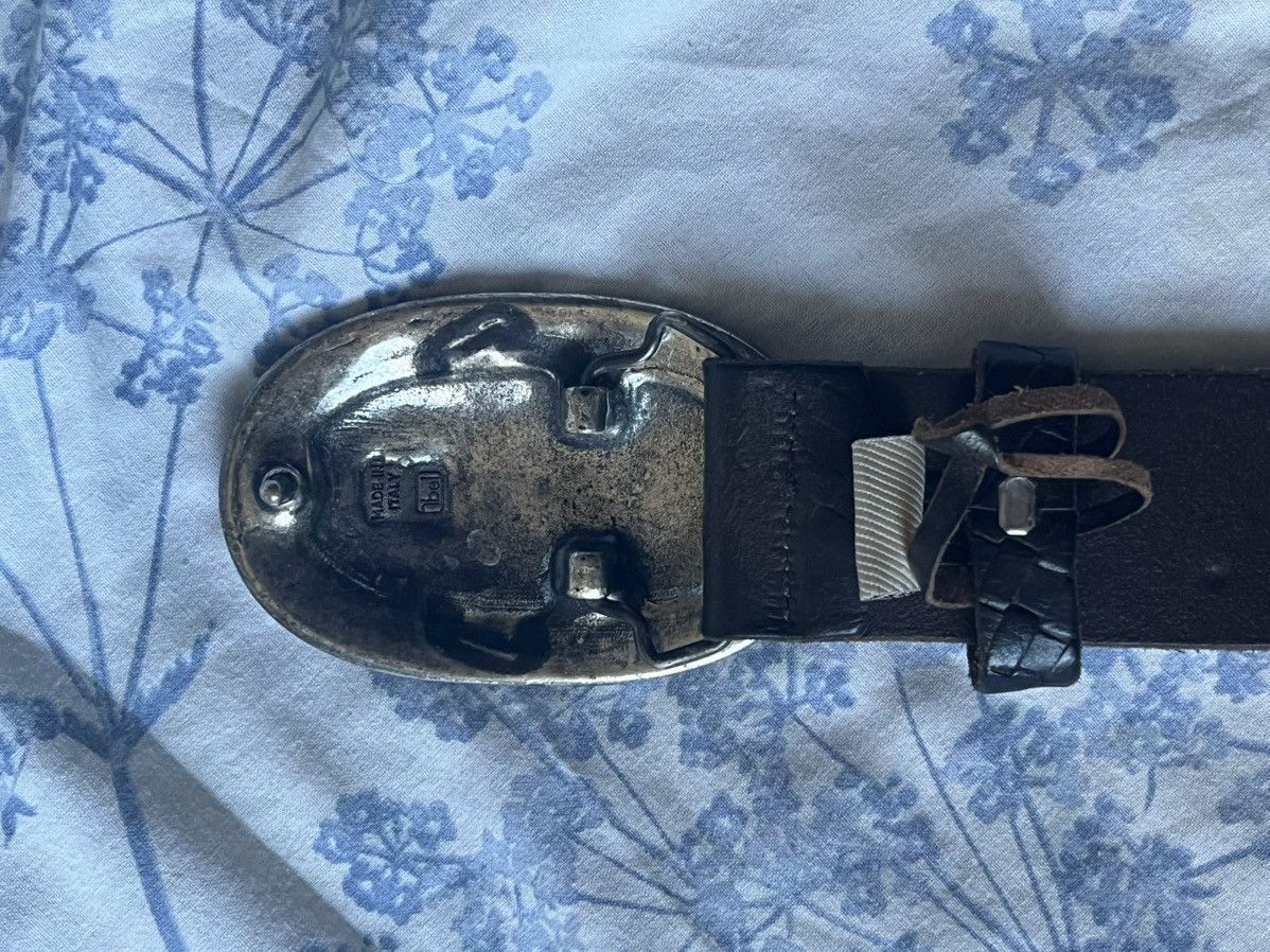 Marlboro Classics Vintage Marlboro Classics brown leather belt silver buckle Size ONE SIZE - 2 Thumbnail
