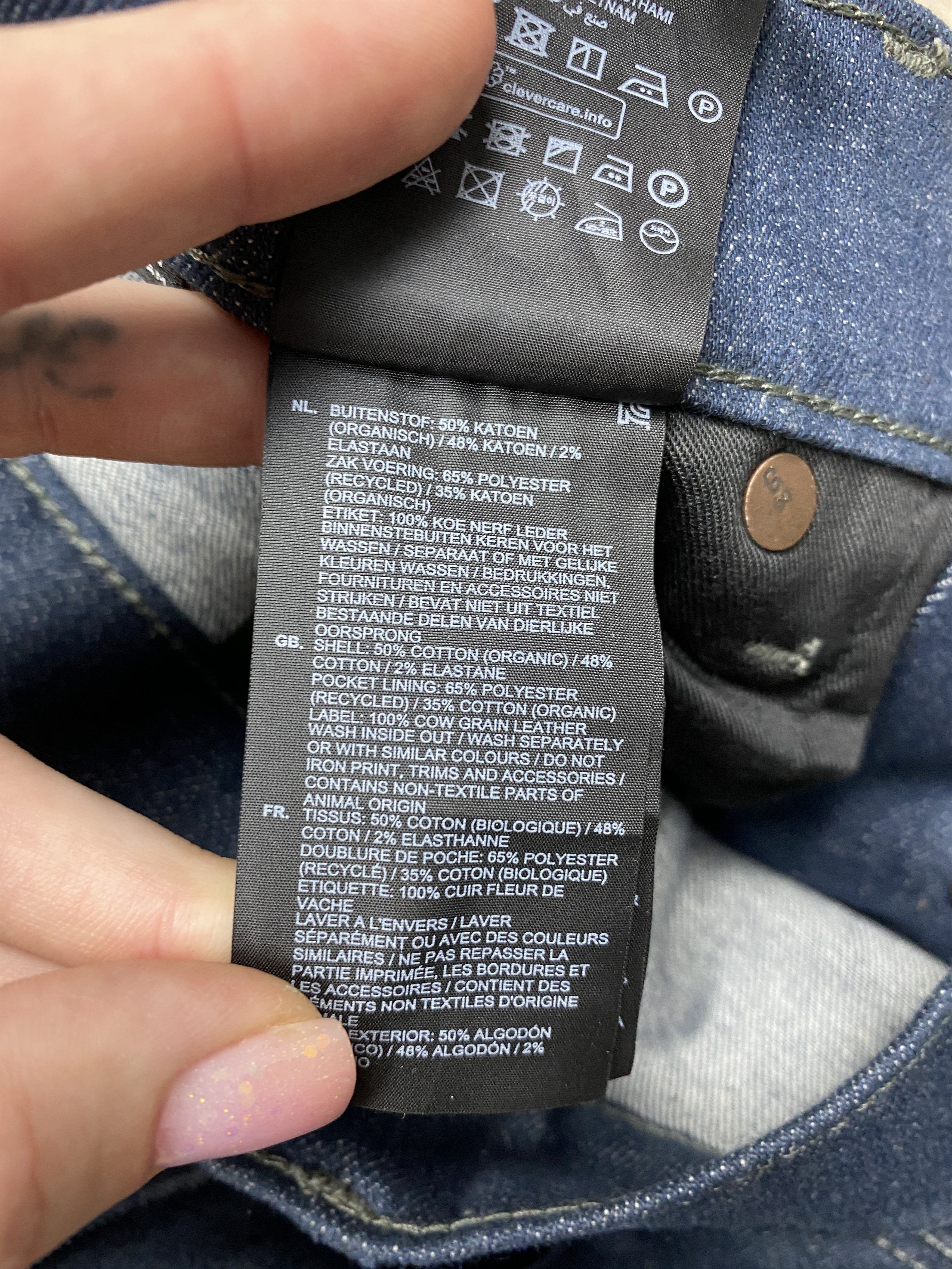 G-Star G Star Raw 3301 Slim Mens Denim Pants Jeans Size US 32 / EU 48 - 8 Thumbnail