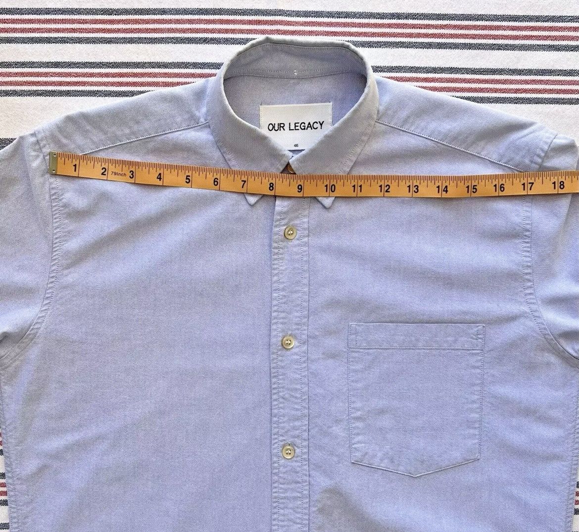 Our Legacy OUR LEGACY Oxford Men’s Button Down Shirt Size US S / EU 44-46 / 1 - 8 Thumbnail