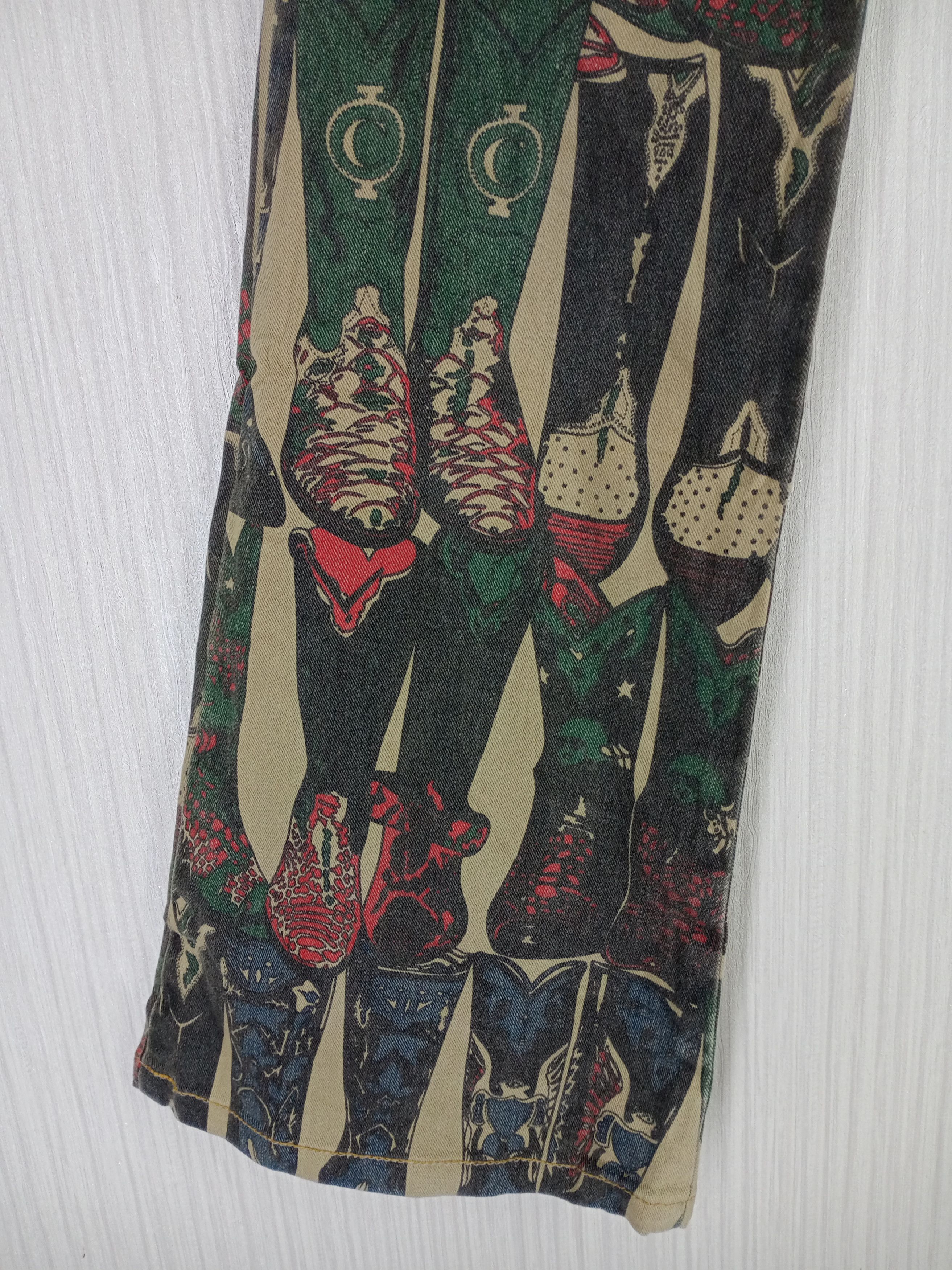 Hysteric Glamour Rare Vintage Flare Cimarron Jeans Full Print Shoes Size 28" / US 6 / IT 42 - 10 Thumbnail