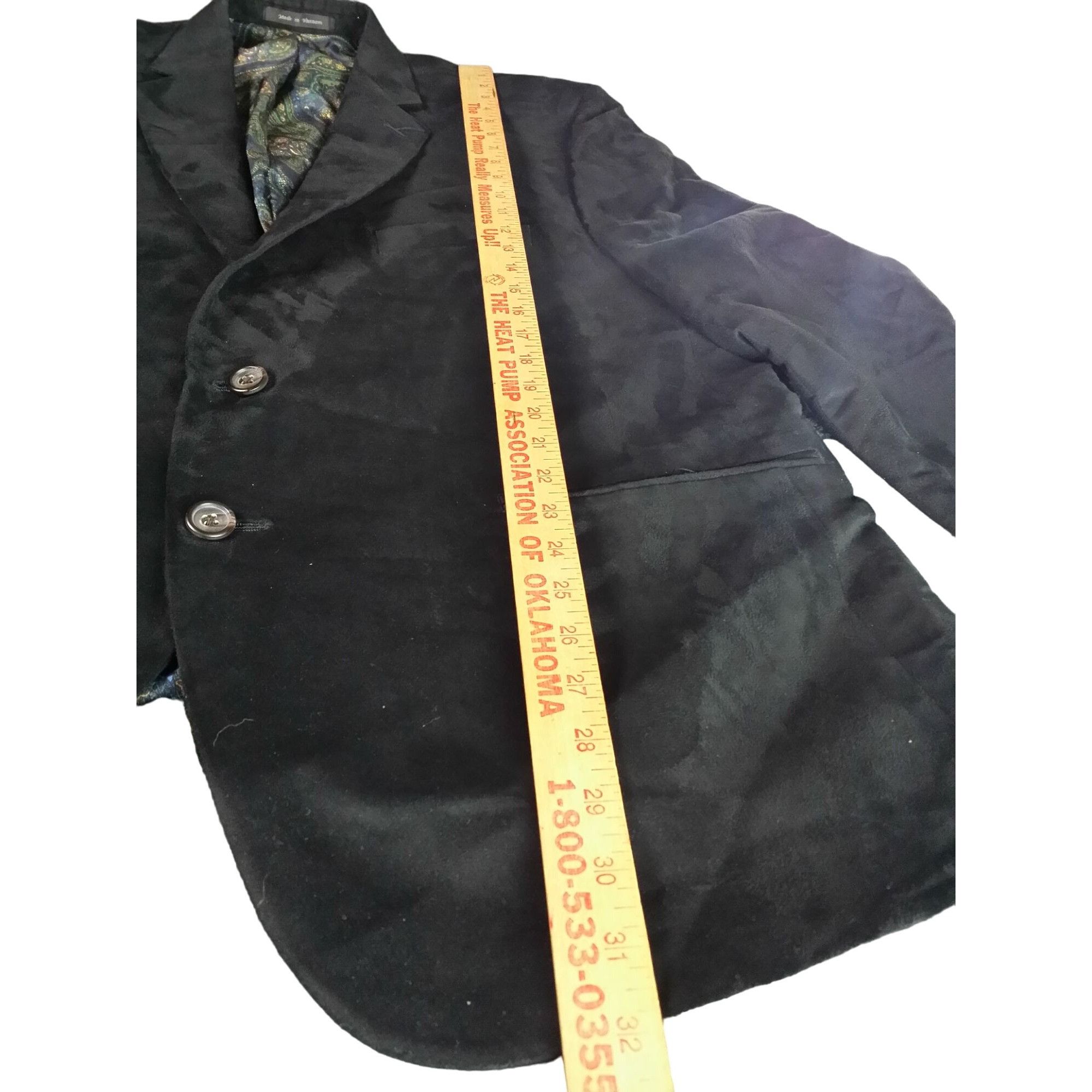 Lauren Ralph Lauren Lauren Ralph Lauren Blazer Men Sz 48R Black 2 Button Designe Size 48R - 4 Thumbnail