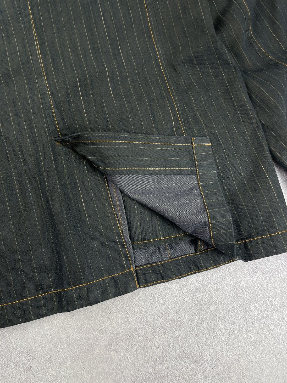 Hugo Boss × Vintage Vintage Hugo Boss Stripped Blazer Jacket Men’s Size 42R - 15 Thumbnail