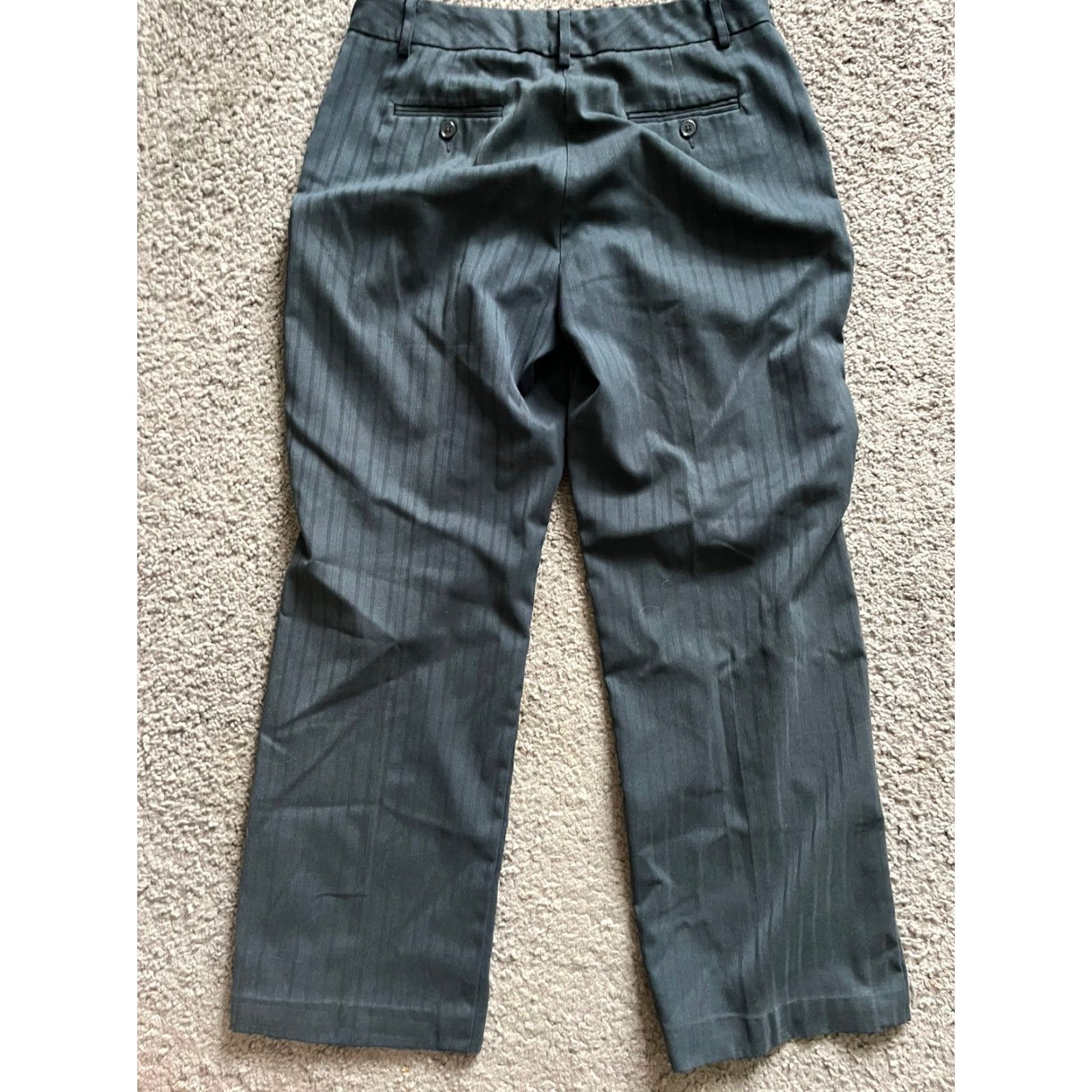 Van Heusen Van Heusen Women's Pants Size 12 Regular Black Stretch Casual Front Pockets Size 34" / US 12 / IT 48 - 3 Thumbnail