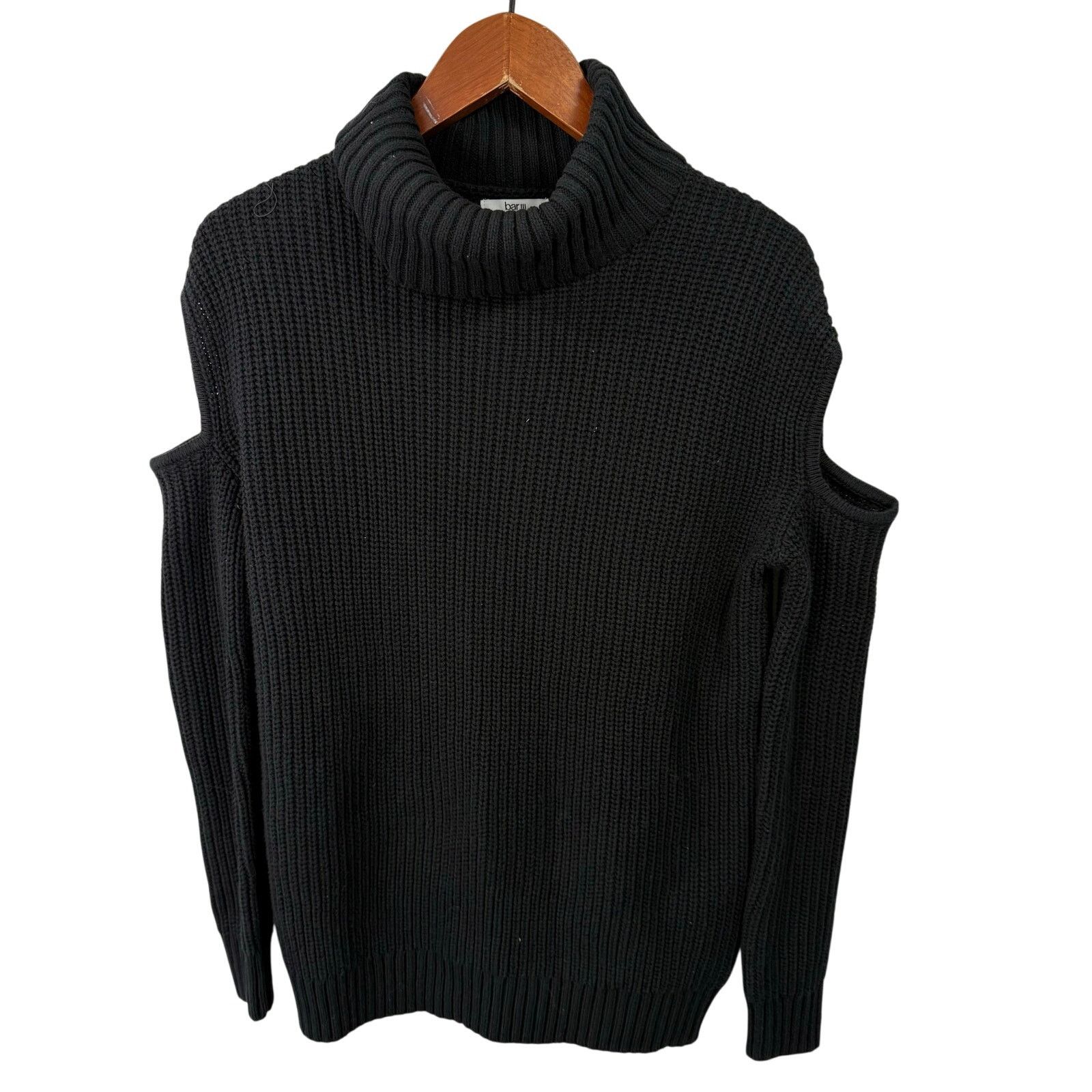 Bar III Bar III Women’s Sweater XS Chunky Cold Shoulder NEW # G590 Size XS / US 0-2 / IT 36-38 - 1 Thumbnail